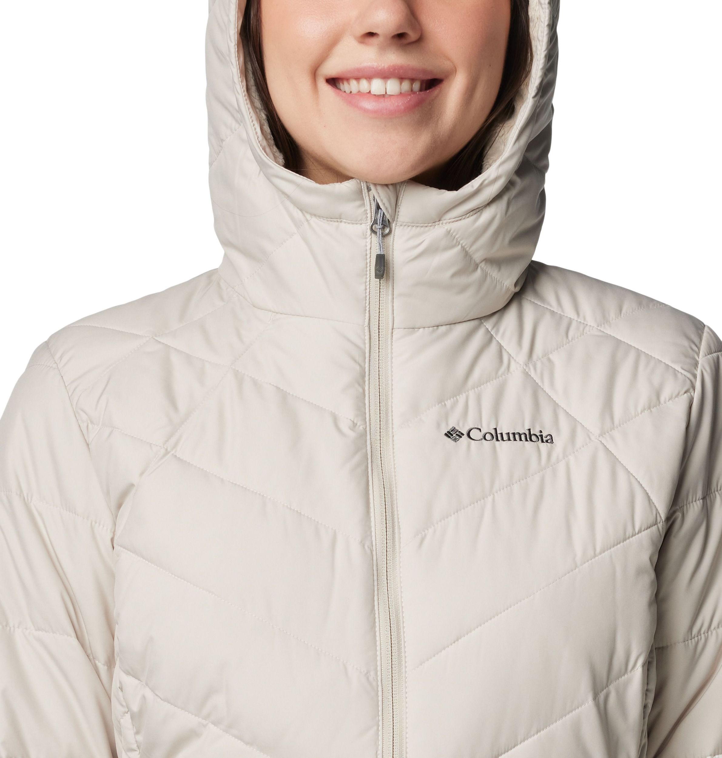 Columbia Women's Heavenly Omni-Heat Reflective Hooded Puffer Jacket