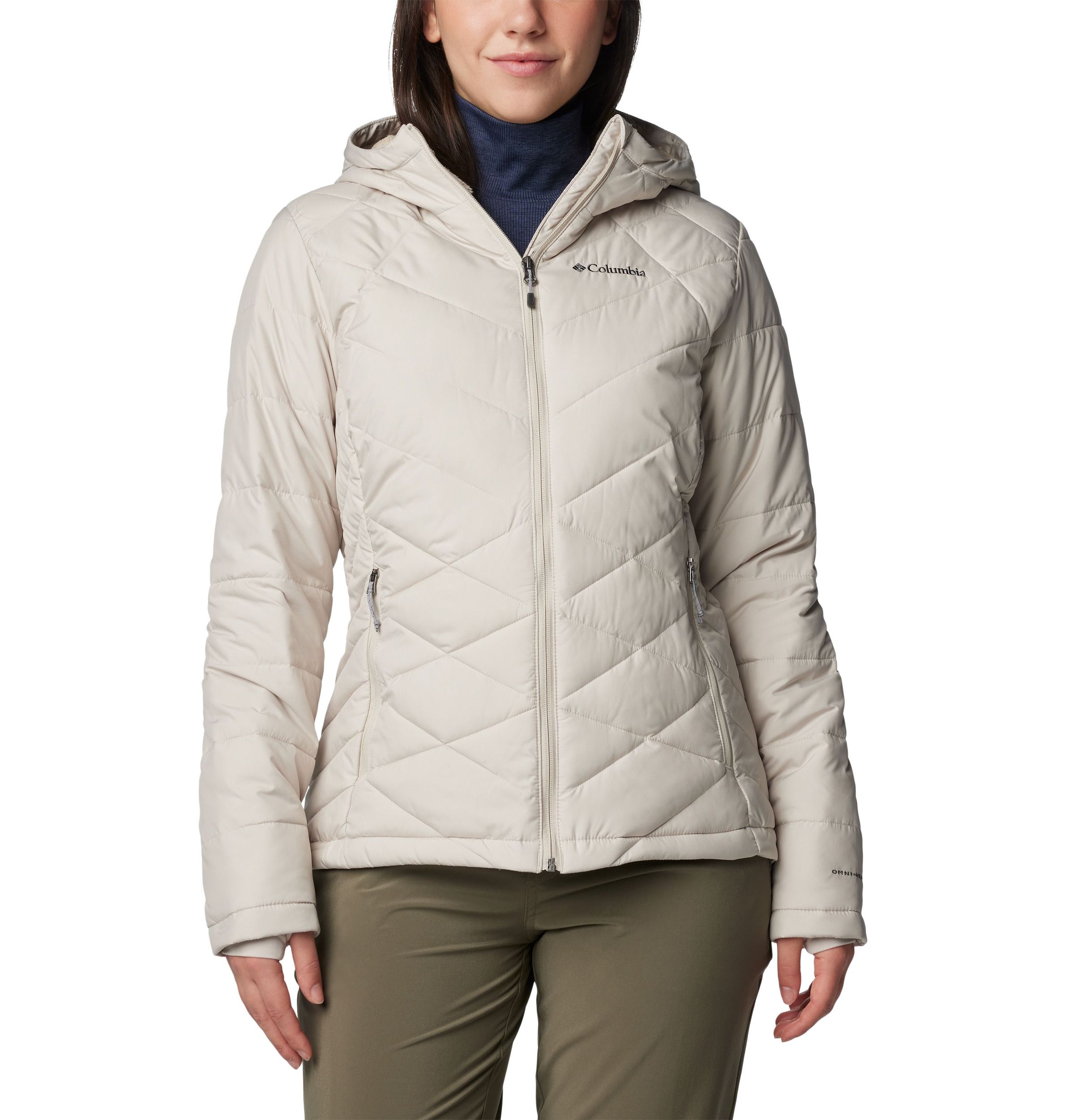 Columbia Women's Heavenly Omni-Heat Reflective Hooded Puffer Jacket