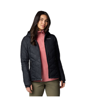 Columbia Women's Heavenly Omni-Heat Reflective Hooded Puffer Jacket