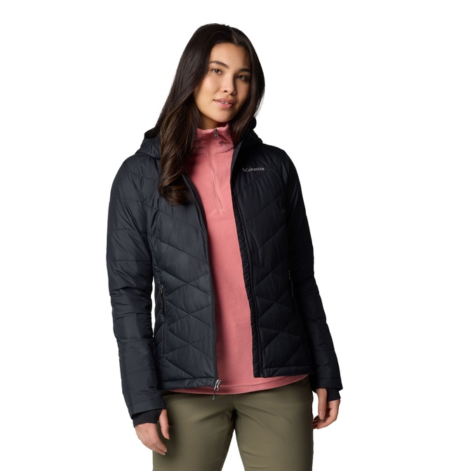 Columbia Women's Heavenly Omni-Heat Reflective Hooded Puffer Jacket