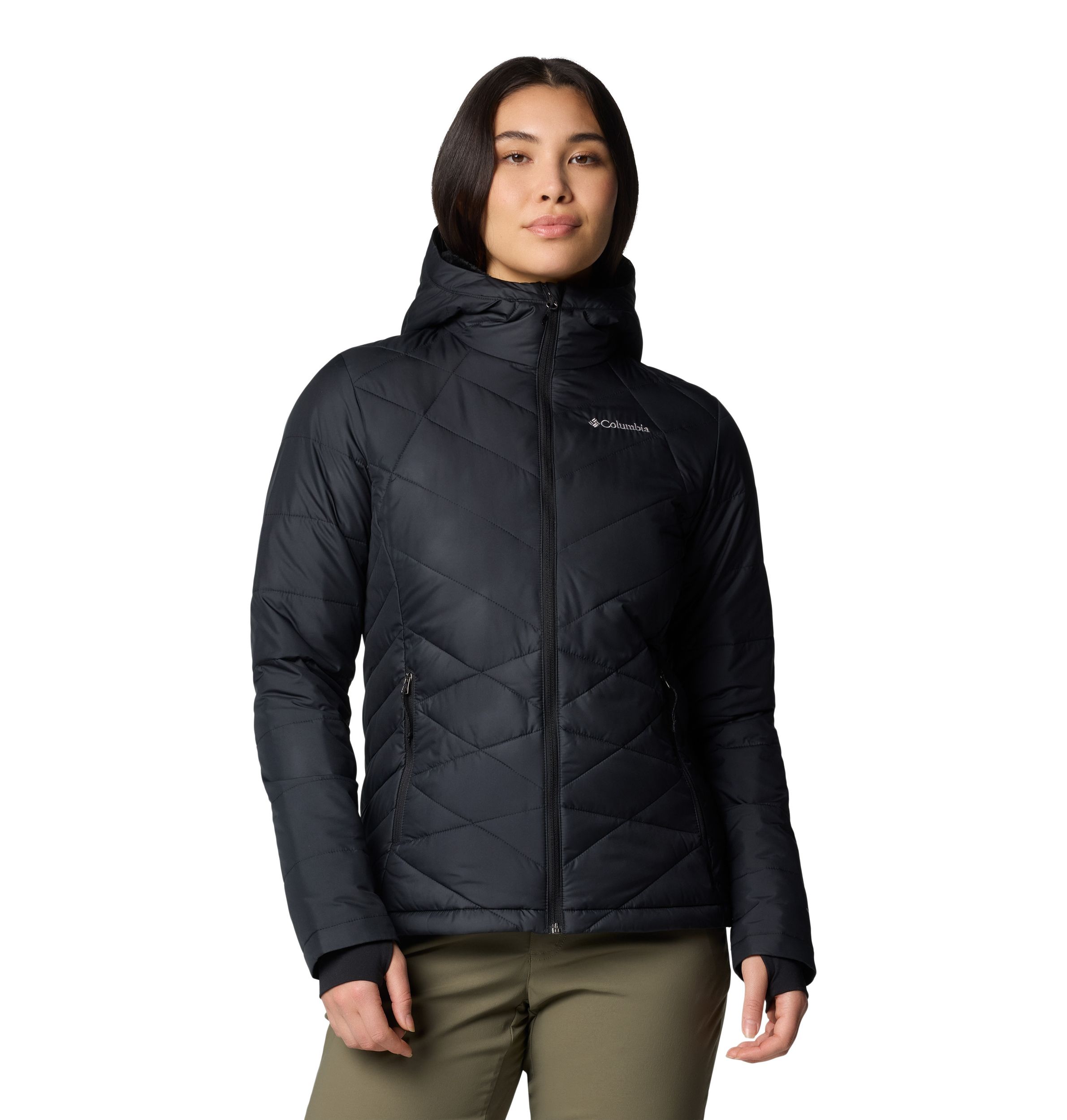 Columbia Women's Heavenly Omni-Heat Reflective Hooded Puffer Jacket