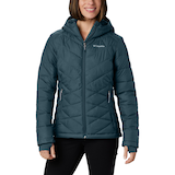Columbia Women's Heavenly Omni-Heat Reflective Hooded Puffer Jacket Front_Flat