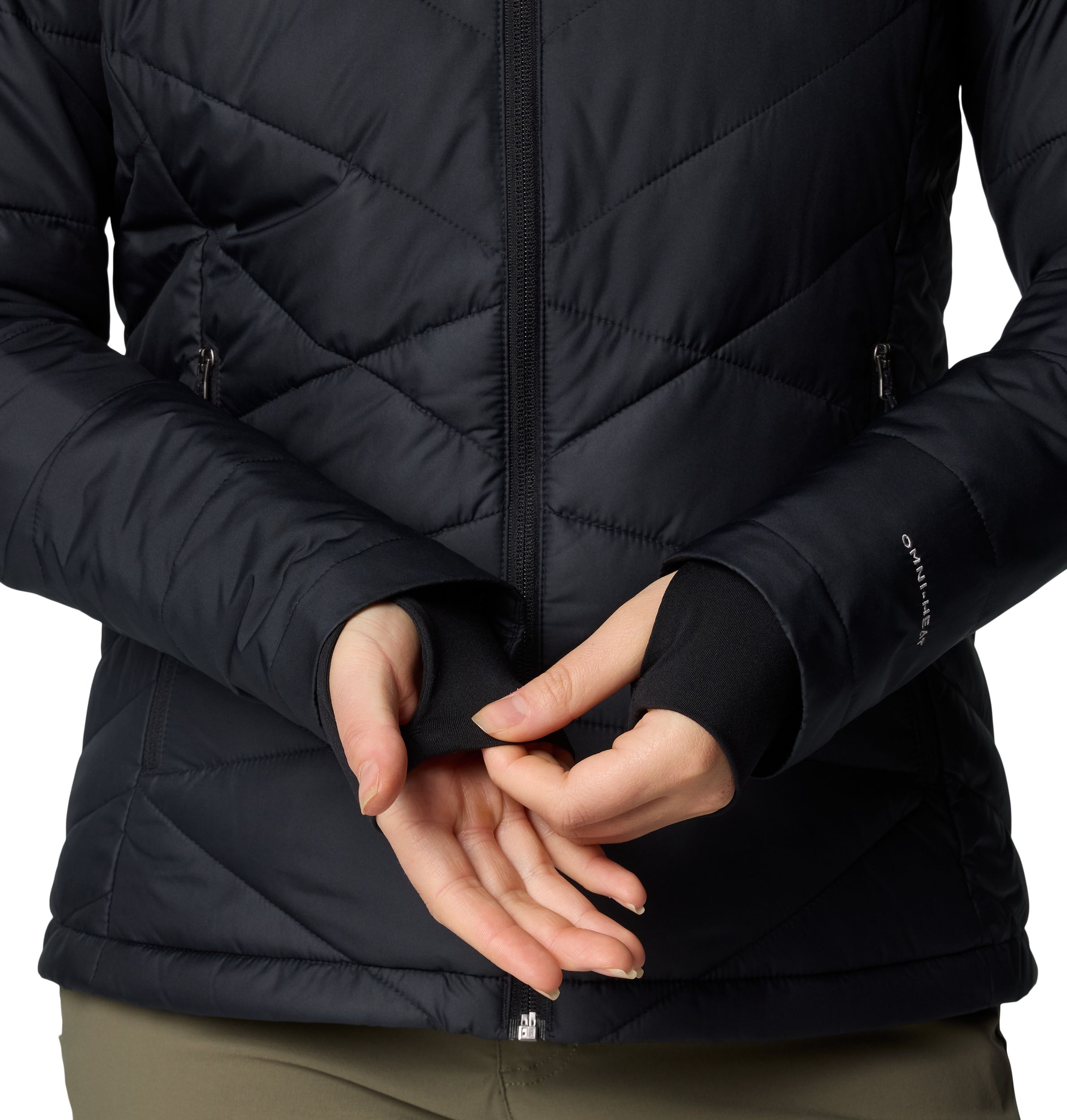 Columbia Women's Heavenly Omni-Heat Reflective Hooded Puffer Jacket