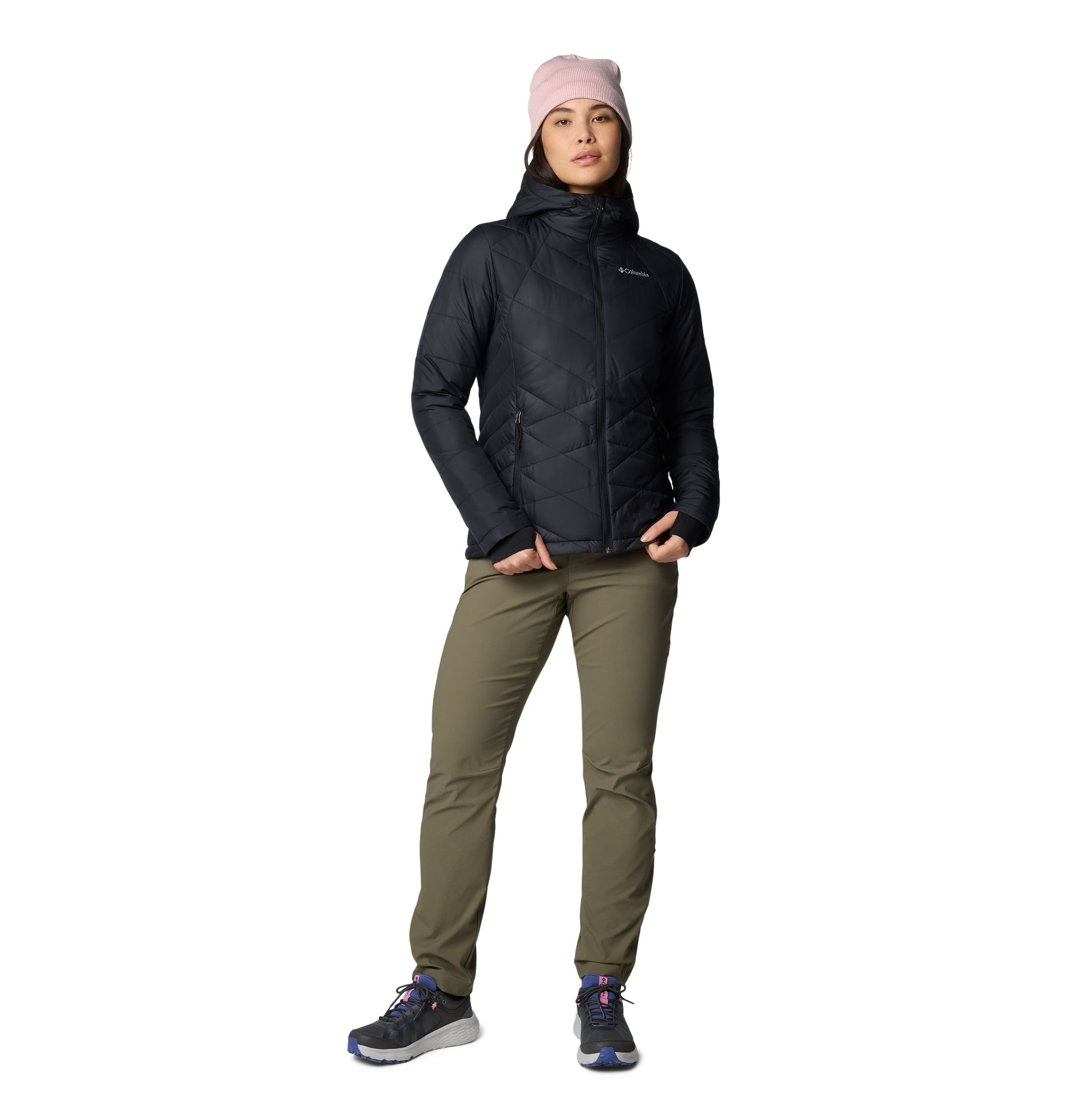 Columbia Women's Heavenly Omni-Heat Reflective Hooded Puffer Jacket