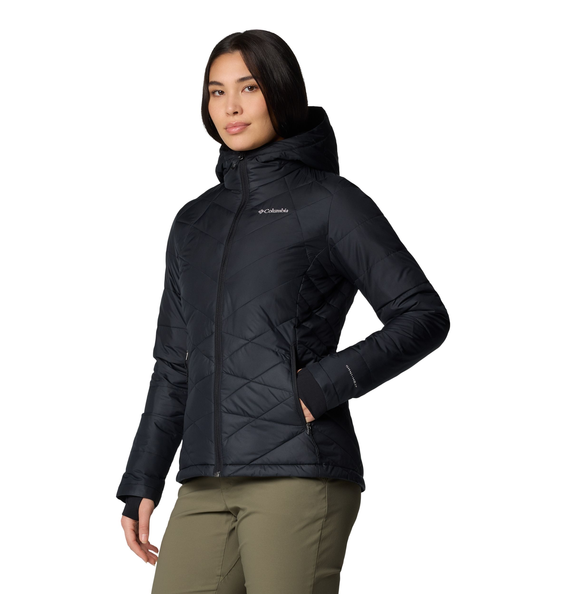 Columbia Women's Heavenly Omni-Heat Reflective Hooded Puffer Jacket