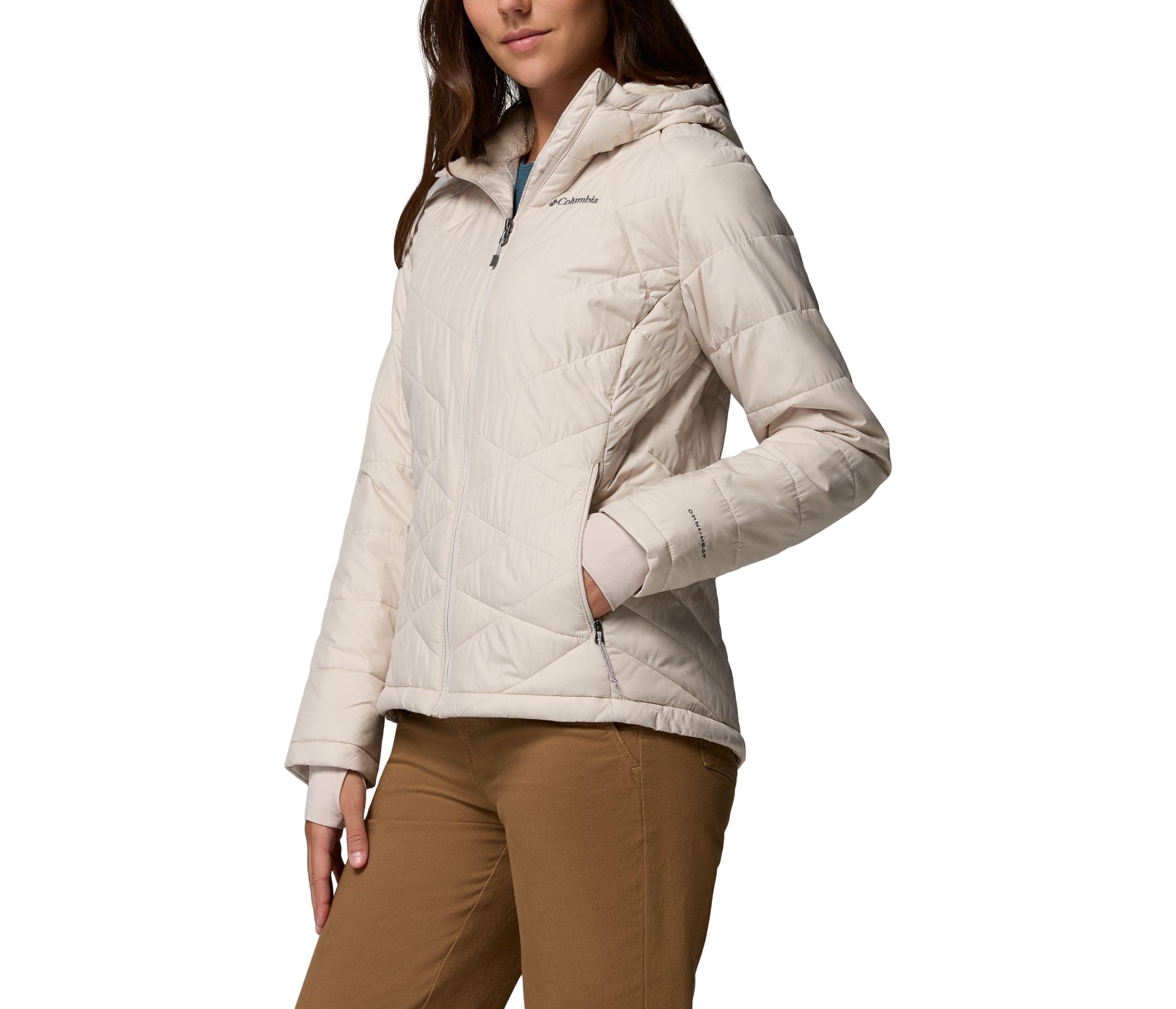 Columbia Women's Heavenly Omni-Heat Reflective Hooded Puffer Jacket