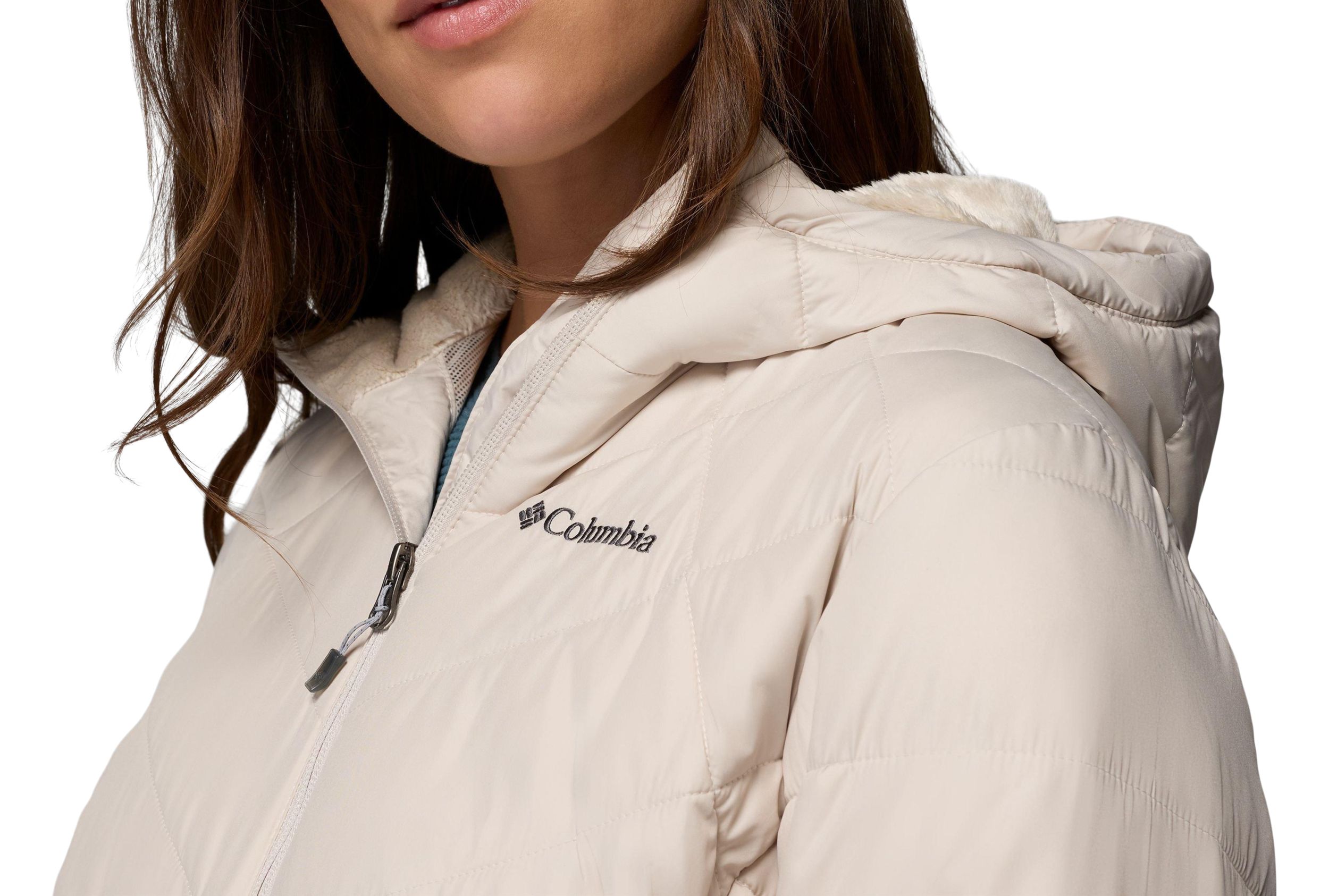 Columbia Women's Heavenly Omni-Heat Reflective Hooded Puffer Jacket