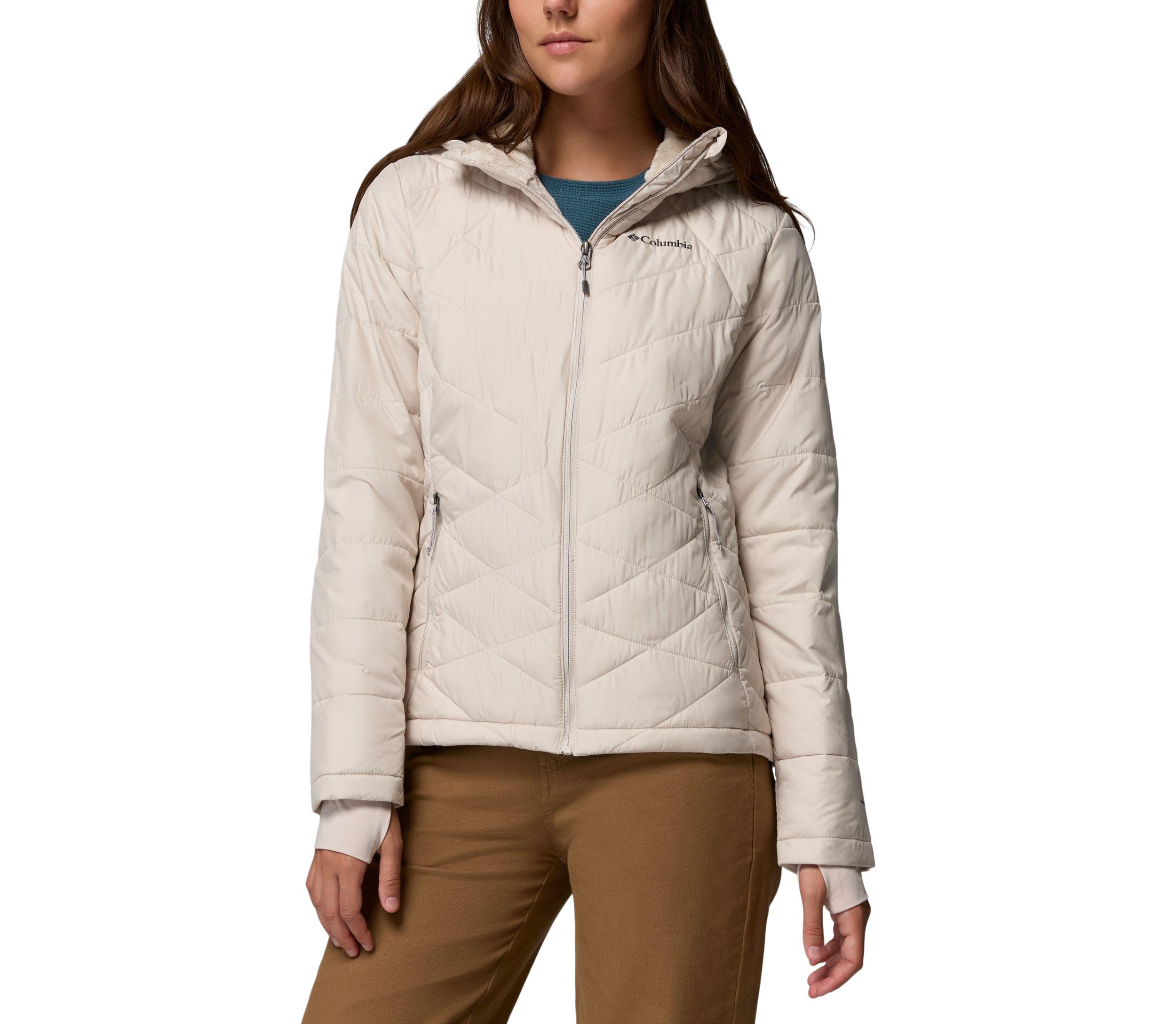 Columbia Women's Heavenly Omni-Heat Reflective Hooded Puffer Jacket