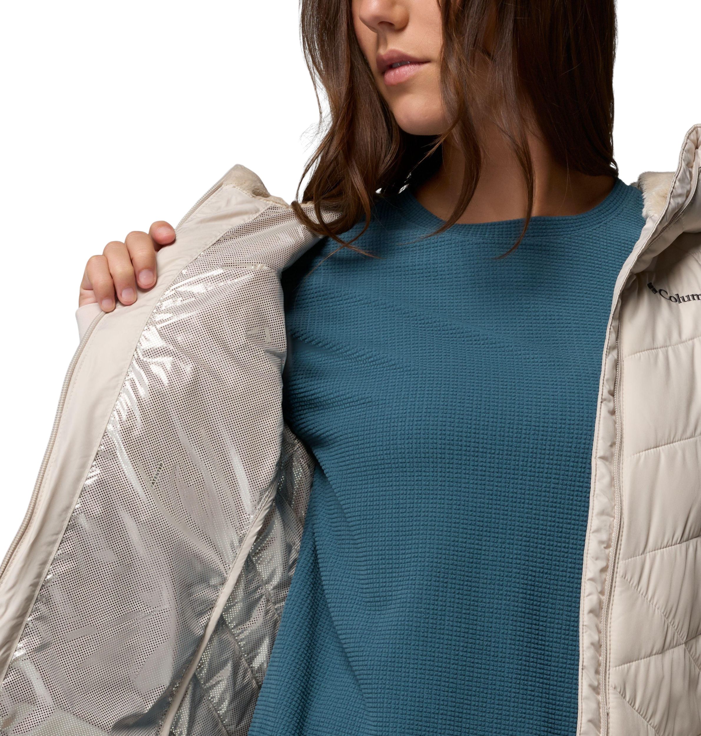 Columbia Women's Heavenly Omni-Heat Reflective Hooded Puffer Jacket