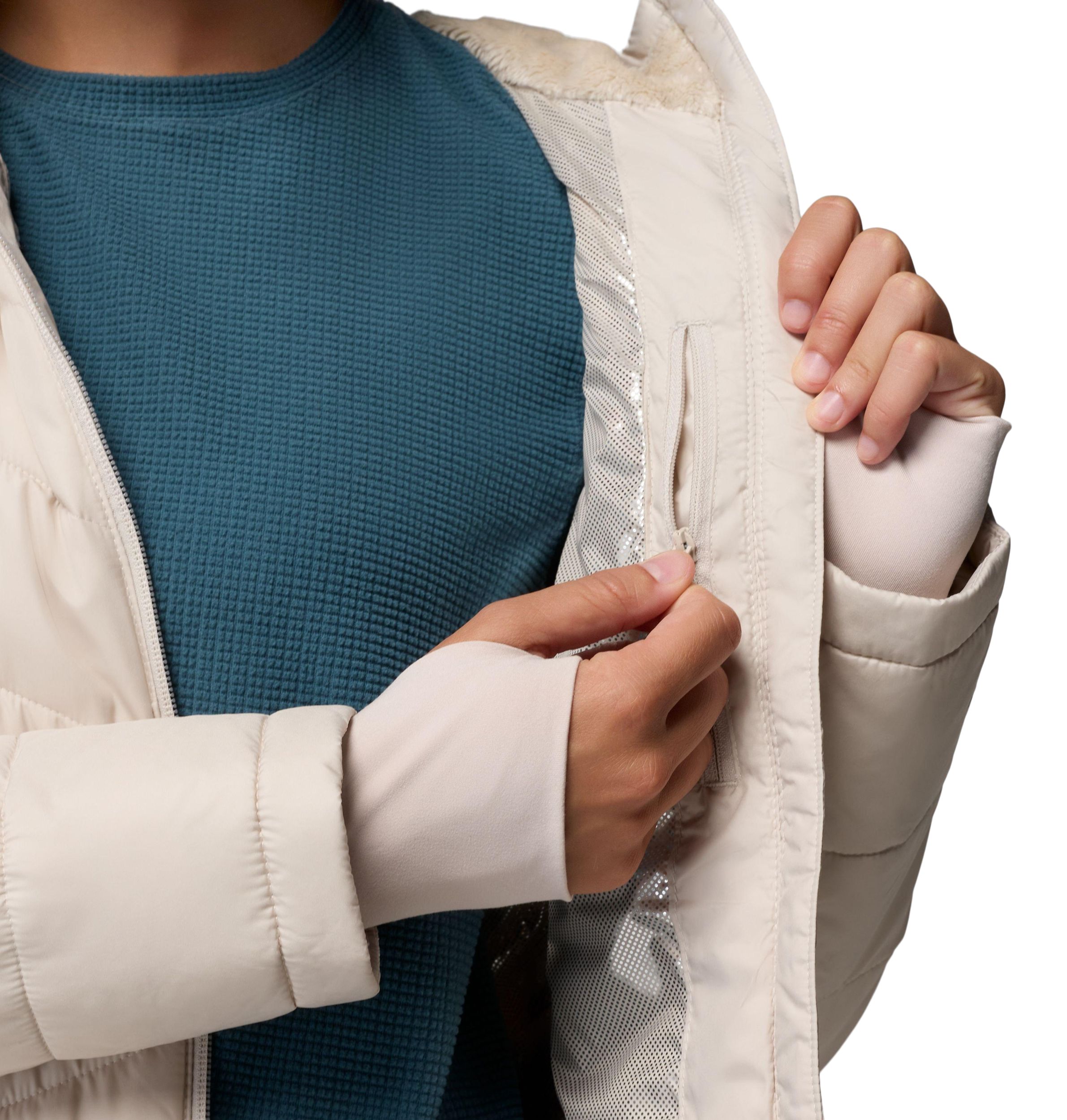 Columbia Women's Heavenly Omni-Heat Reflective Hooded Puffer Jacket