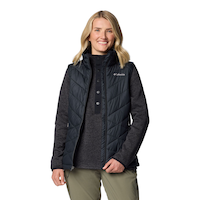 Columbia Women's Heavenly II Omni-Heat Reflective Puffer Vest Front_Flat