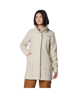 Veste longue en molleton de sherpa pour femmes, Panorama, Columbia