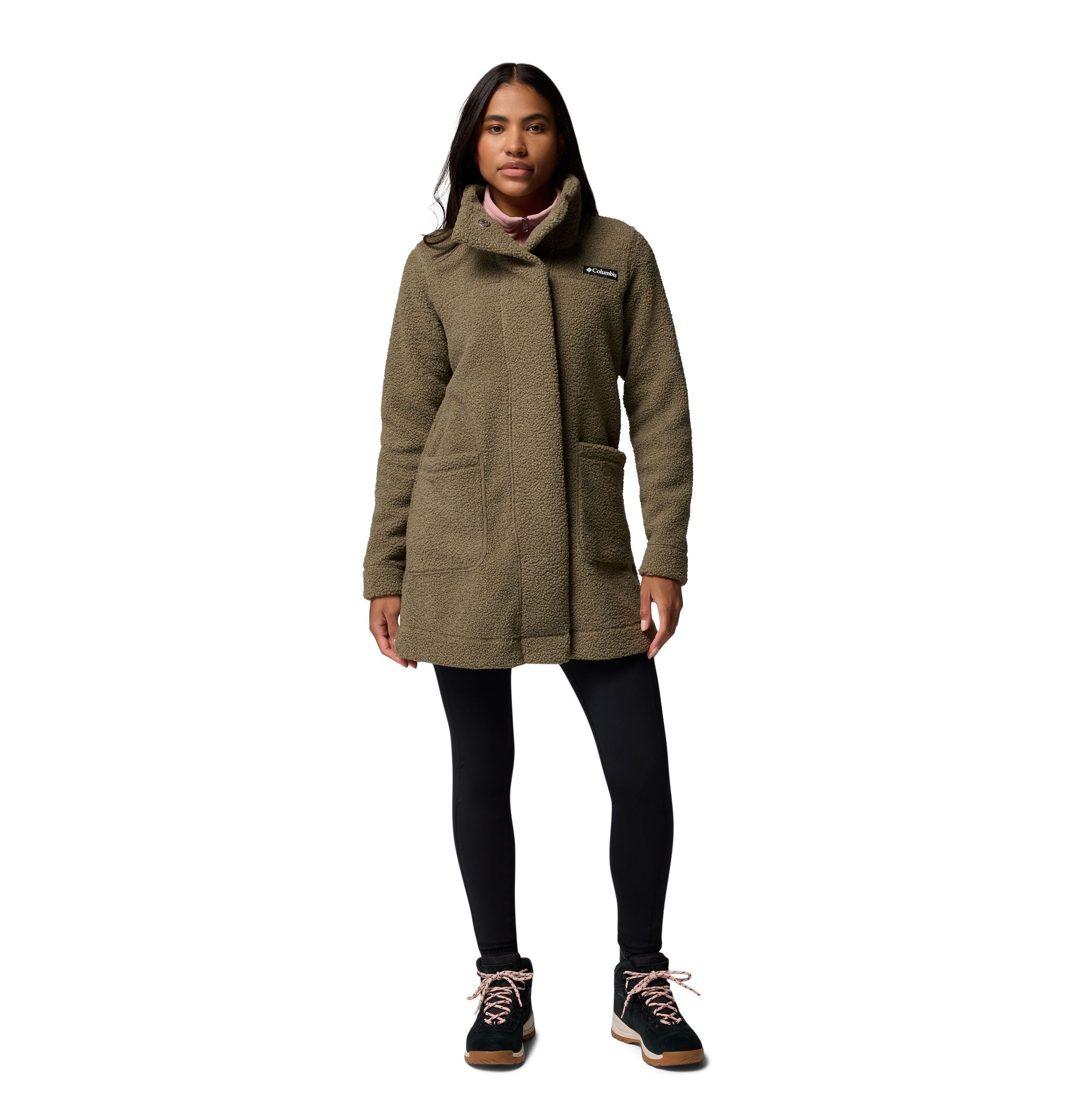 Veste longue en molleton de sherpa pour femmes, Panorama, Columbia