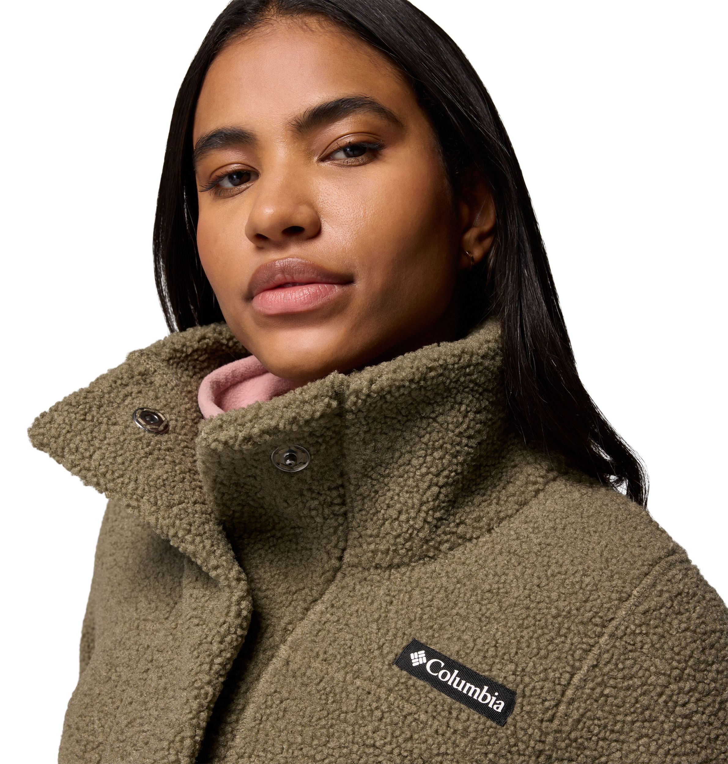 Veste longue en molleton de sherpa pour femmes, Panorama, Columbia