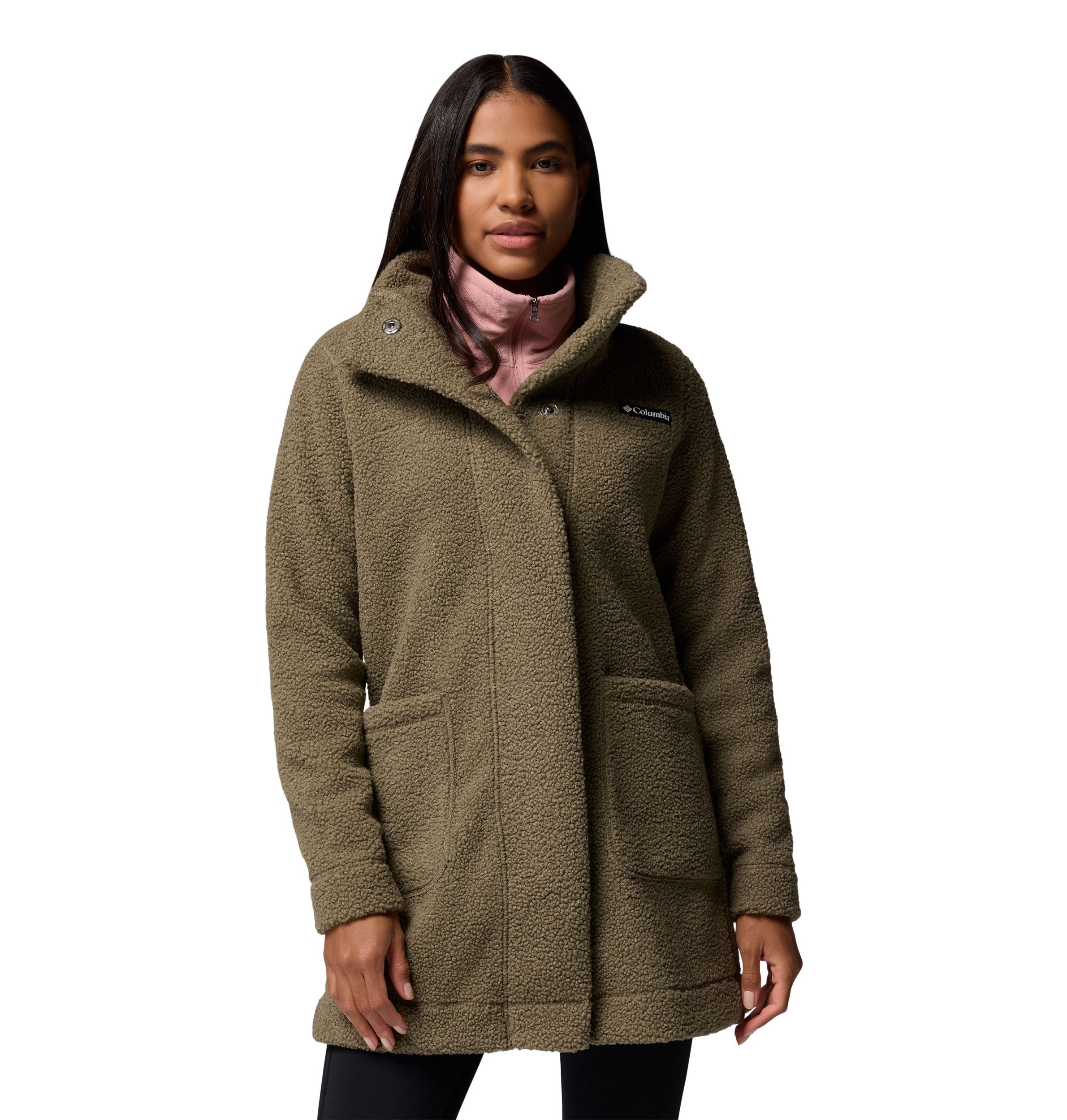 Veste longue en molleton de sherpa pour femmes, Panorama, Columbia