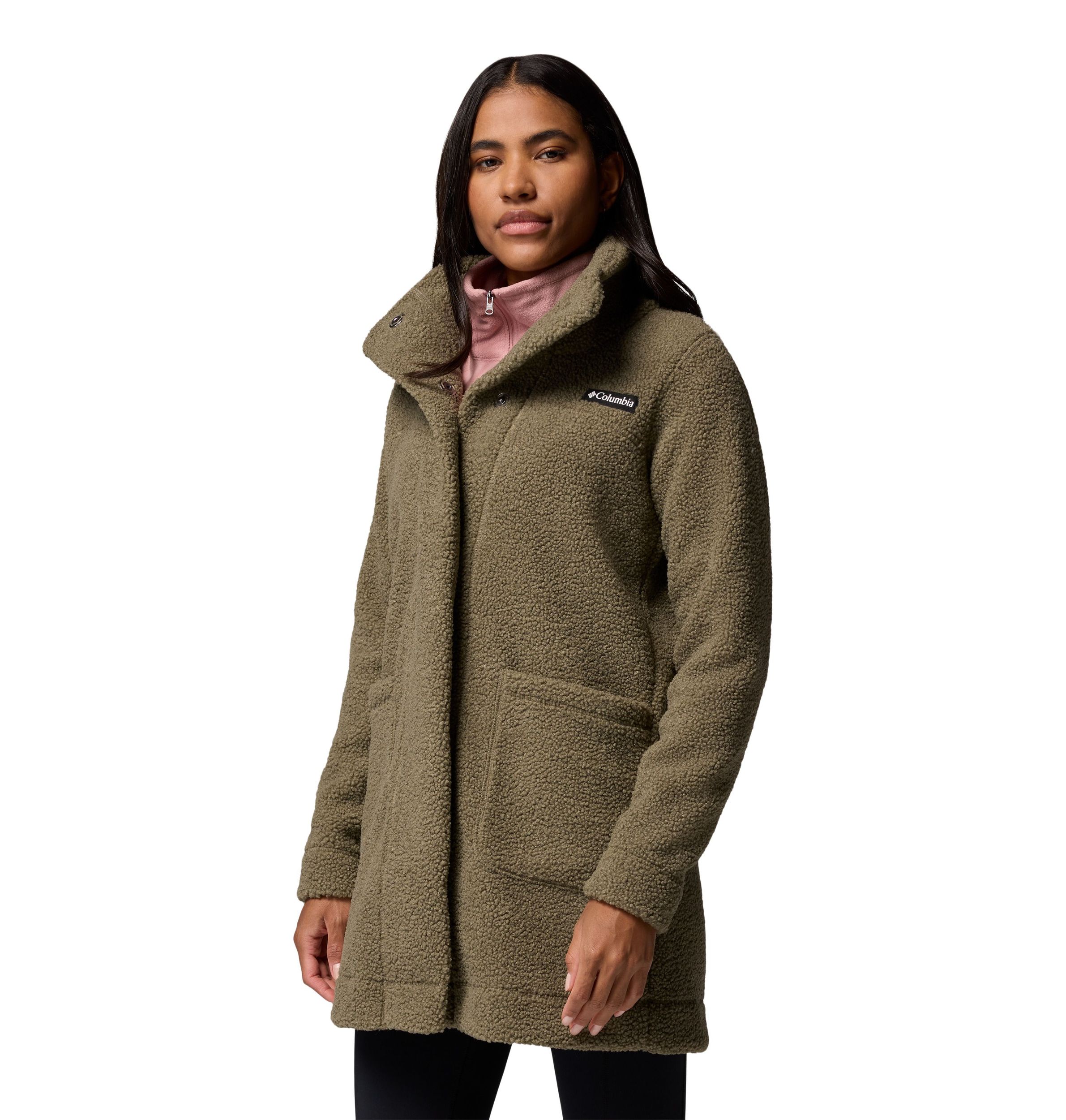 Veste longue en molleton de sherpa pour femmes, Panorama, Columbia