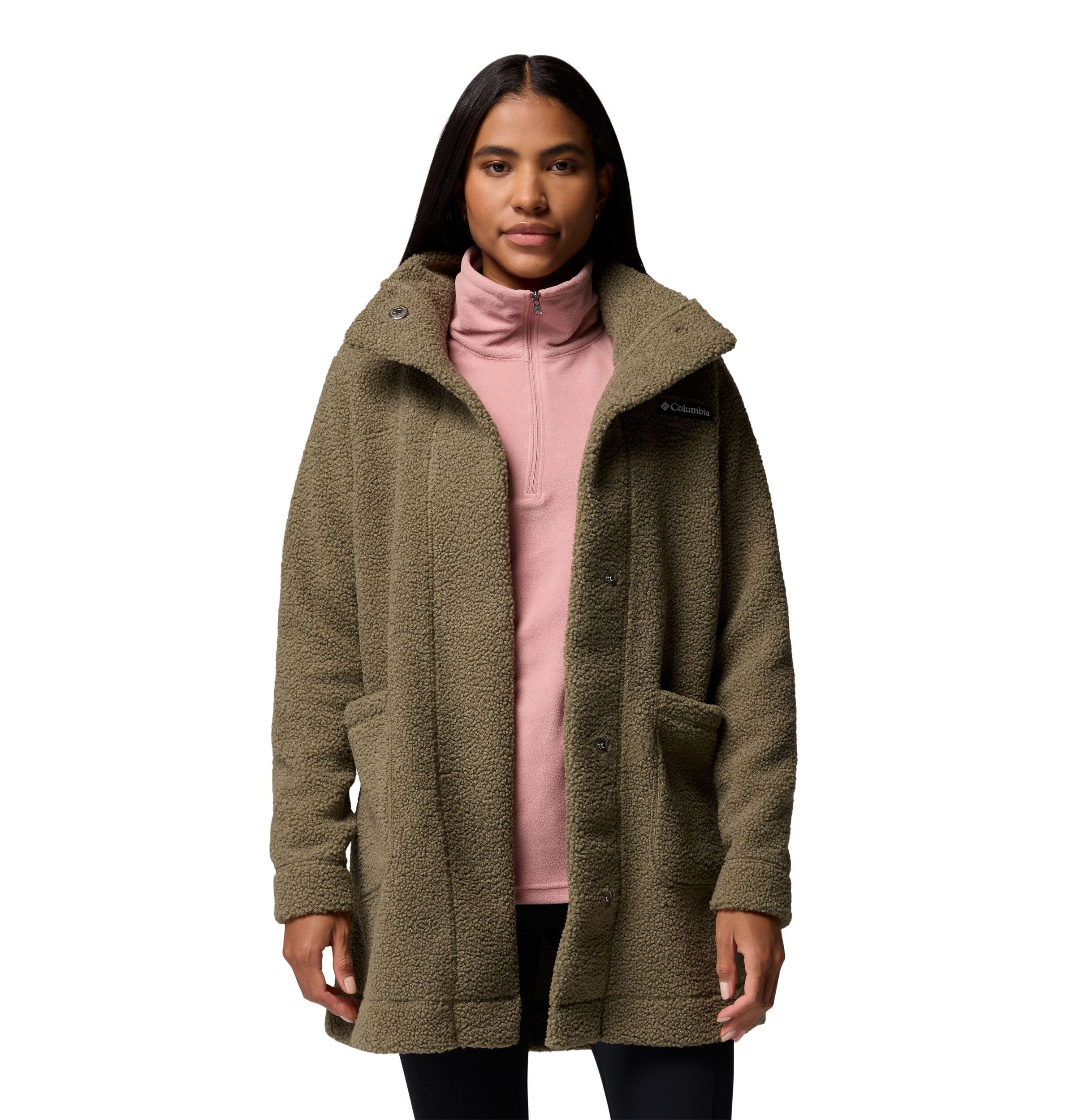 Veste longue en molleton de sherpa pour femmes, Panorama, Columbia