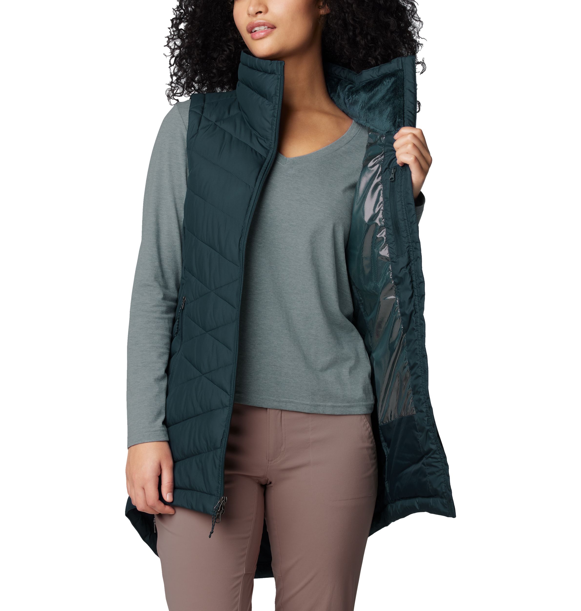Columbia Women's Heavenly Insulated Long Puffer Vest