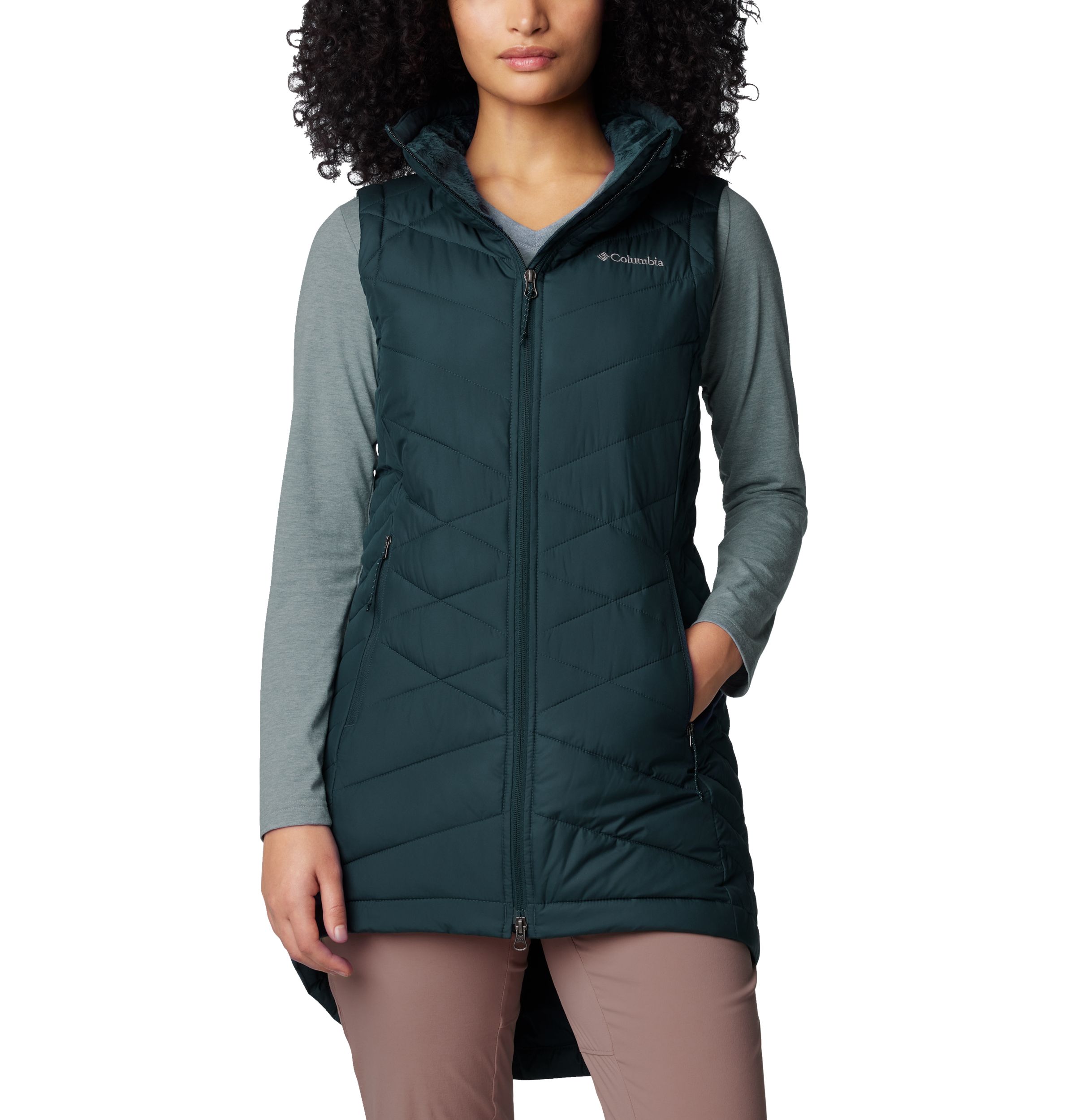 Columbia Women's Heavenly Insulated Long Puffer Vest