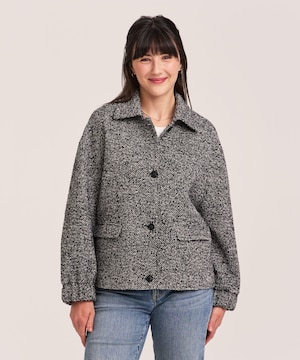 Denver Hayes Women's Oversize Textured Jacket