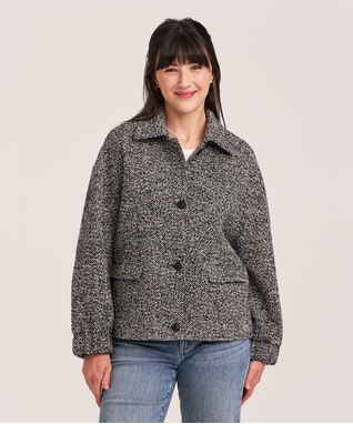 Denver Hayes Women's Oversize Textured Jacket