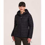Veste bouffante à capuche compressible avec HD1 pour femmes, WindRiver Front_Flat