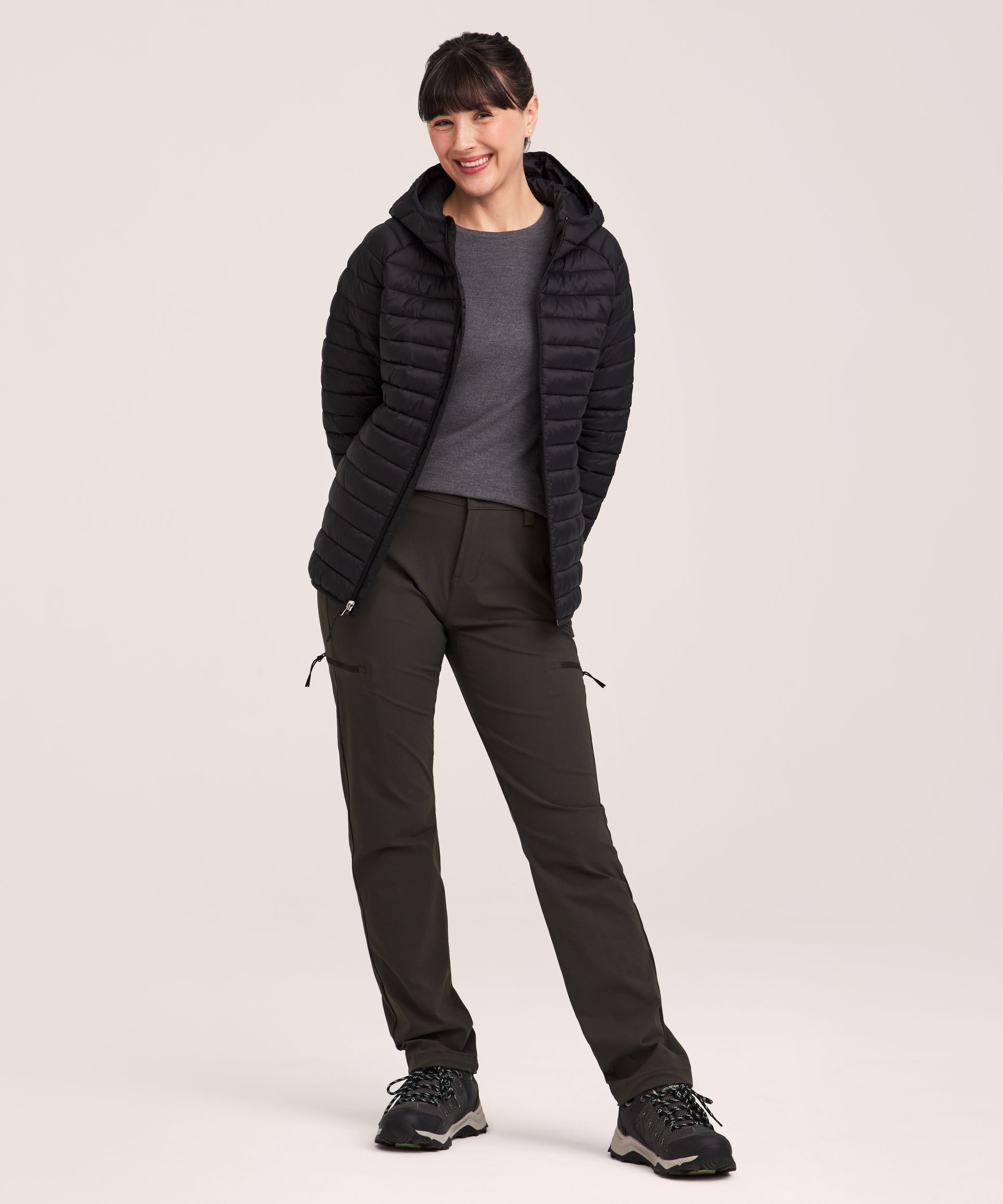 WindRiver Women's HD1 Packable Hooded Puffer Jacket