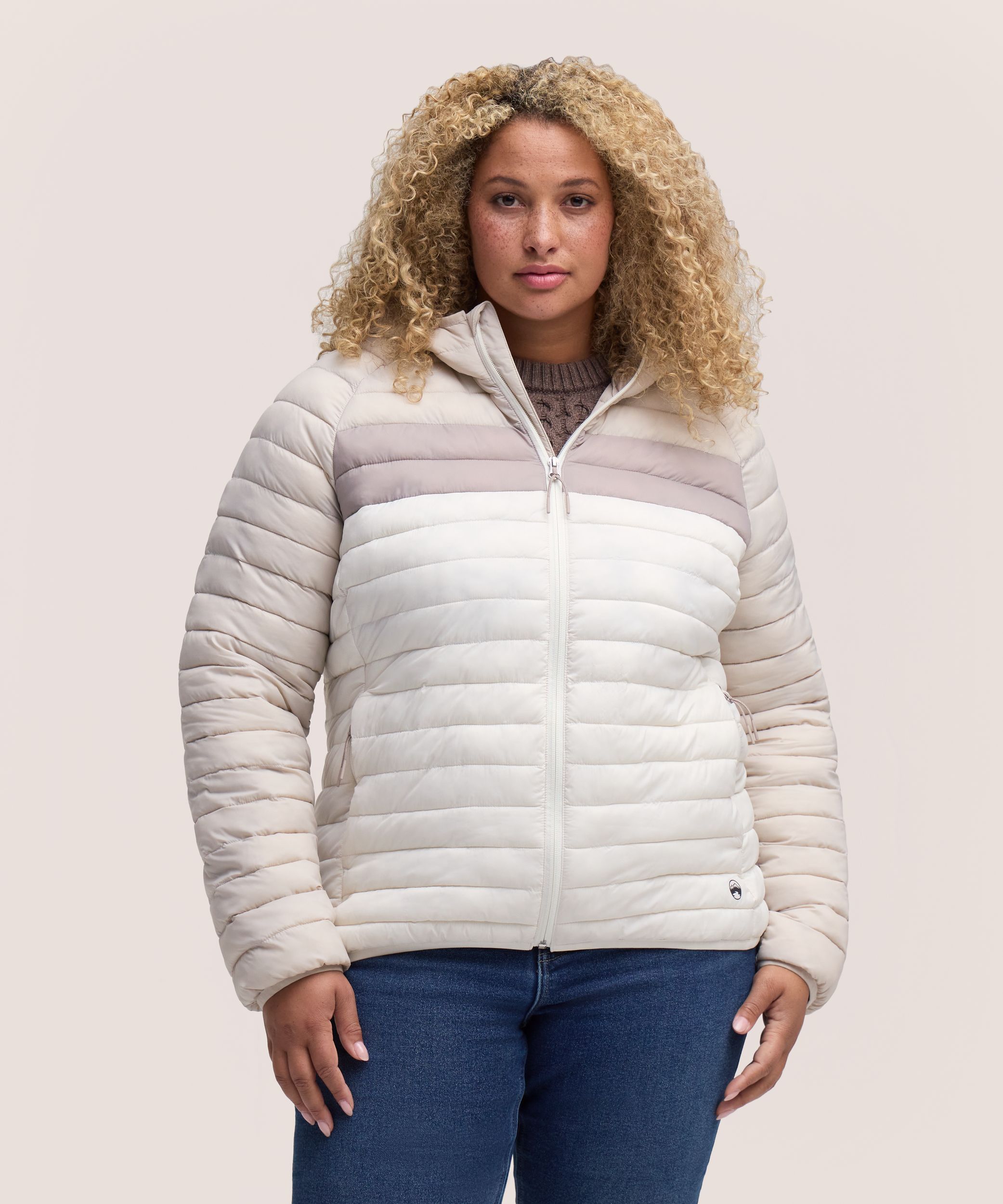 Doudoune à capuche compressible WindRiver HD1 T-MAX® pour femme