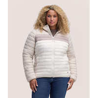 Veste bouffante à capuche compressible avec HD1 pour femmes, WindRiver