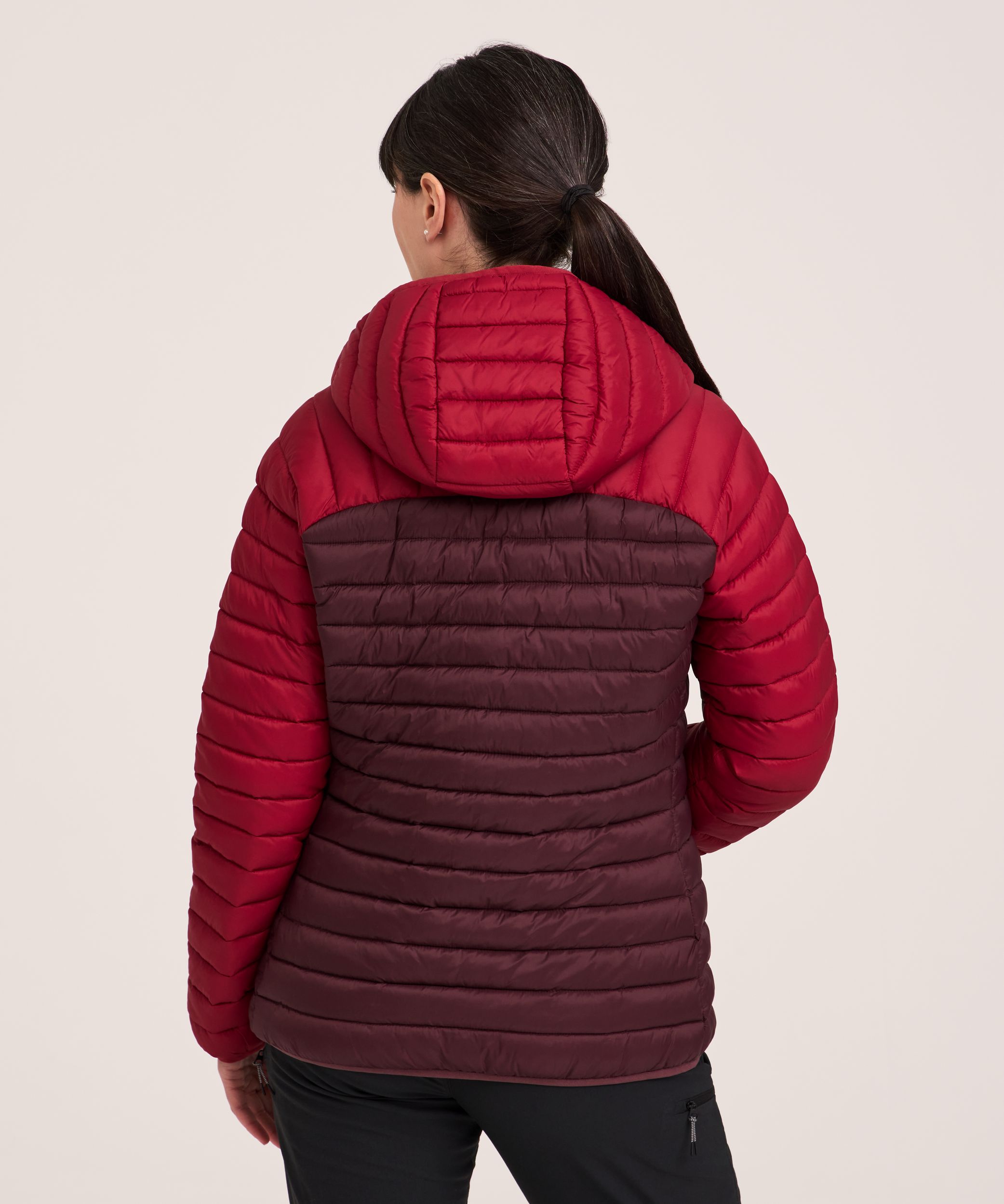 Veste bouffante à capuche compressible avec HD1 pour femmes, WindRiver