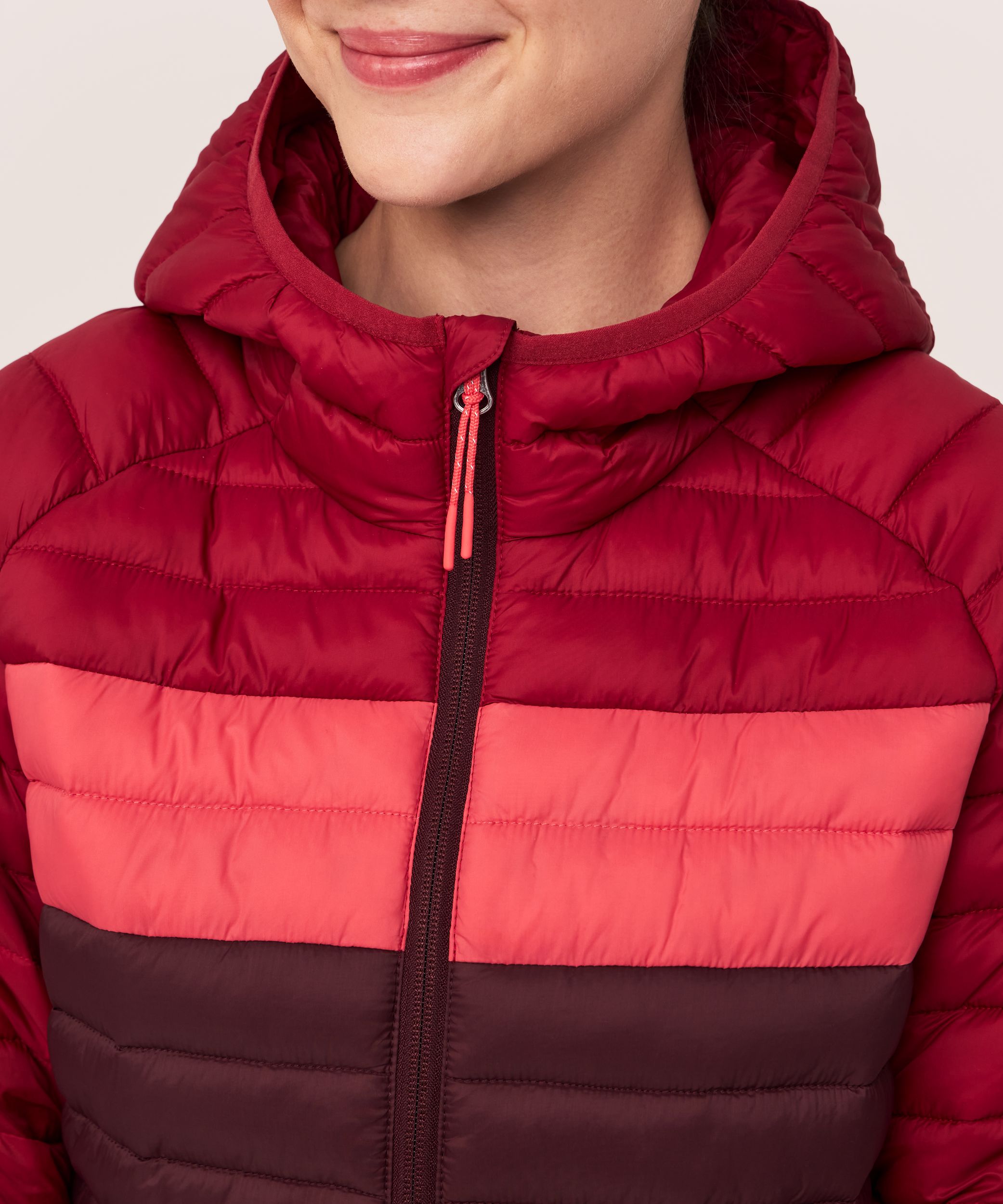 Veste bouffante à capuche compressible avec HD1 pour femmes, WindRiver