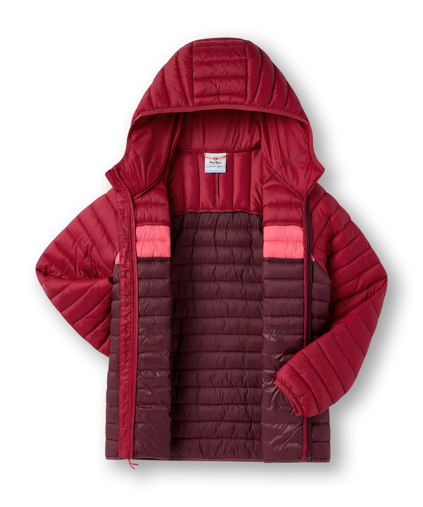 Veste bouffante à capuche compressible avec HD1 pour femmes, WindRiver