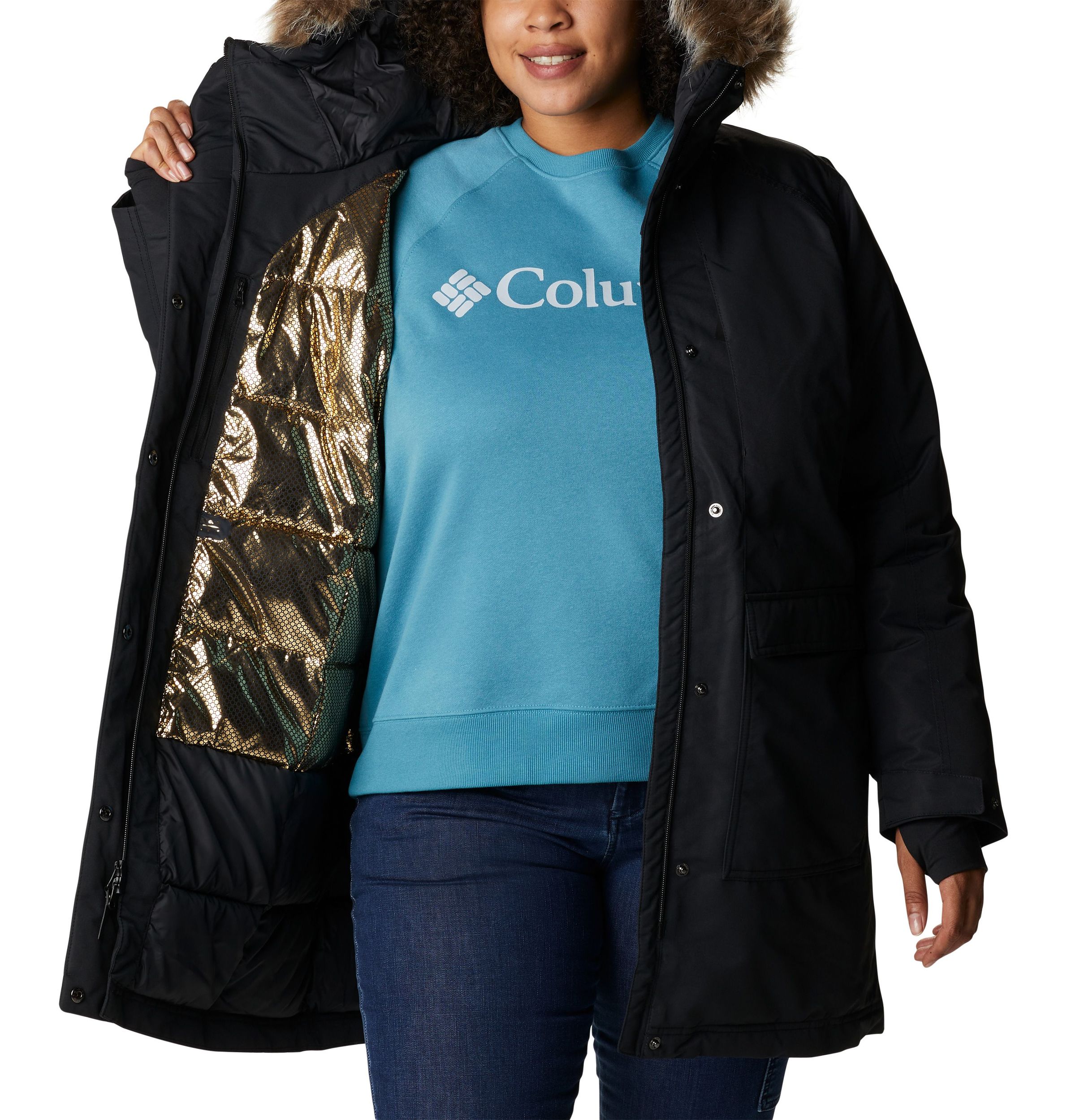 Columbia Women's Little Si II Omni-Heat Insulated Omni-Tech Insulated Parka