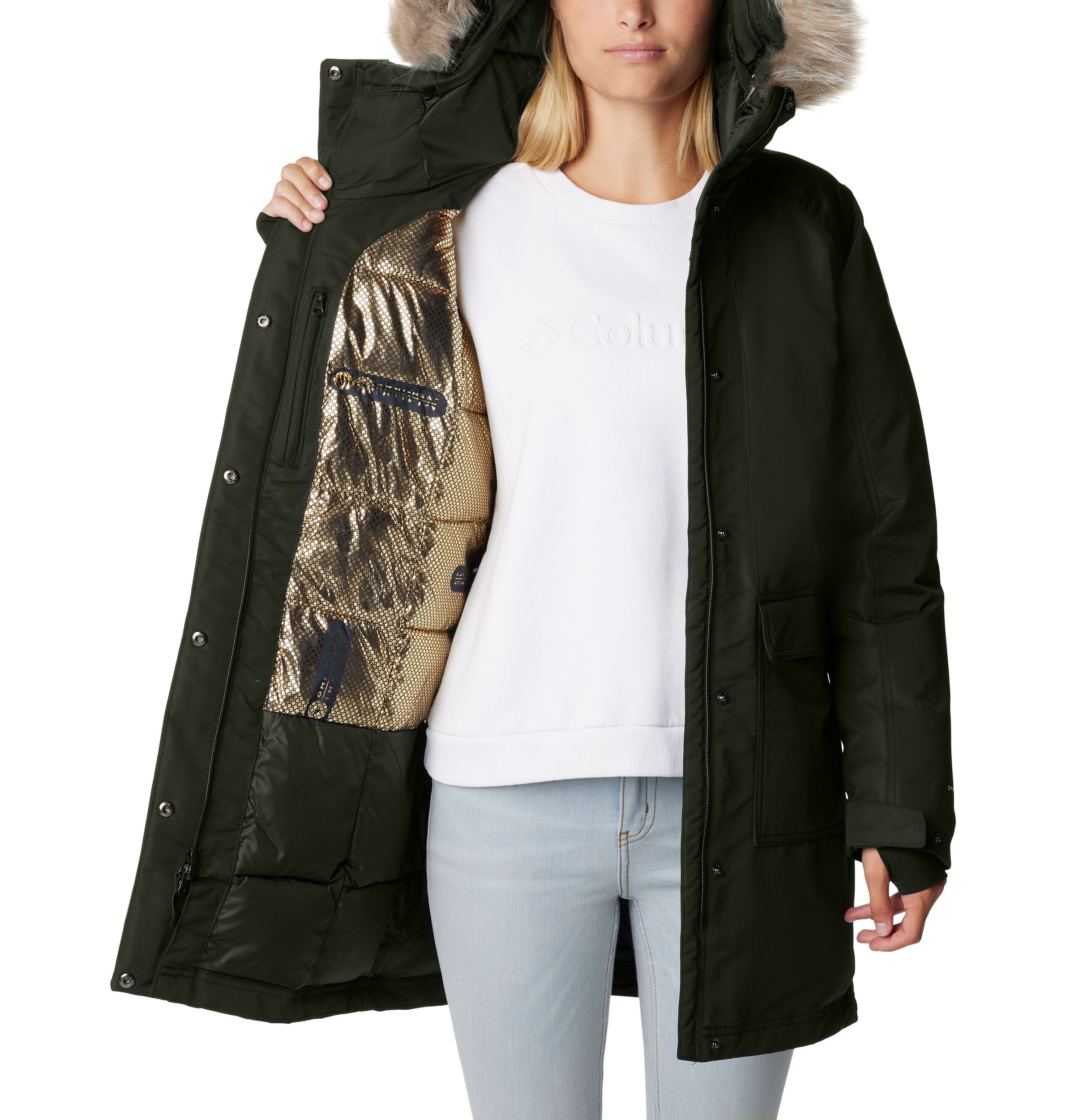 Columbia Women's Little Si II Omni-Heat Insulated Omni-Tech Insulated Parka