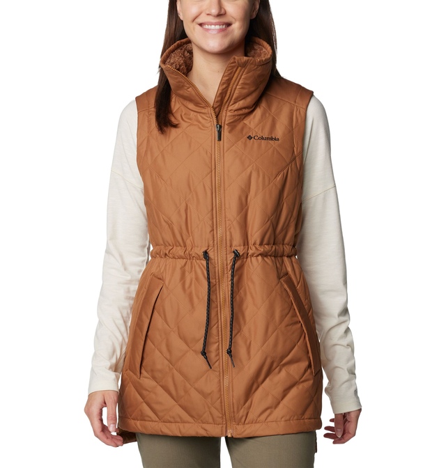 Veste mi-longue doublée en peluche pour femmes, Crest II, Columbia