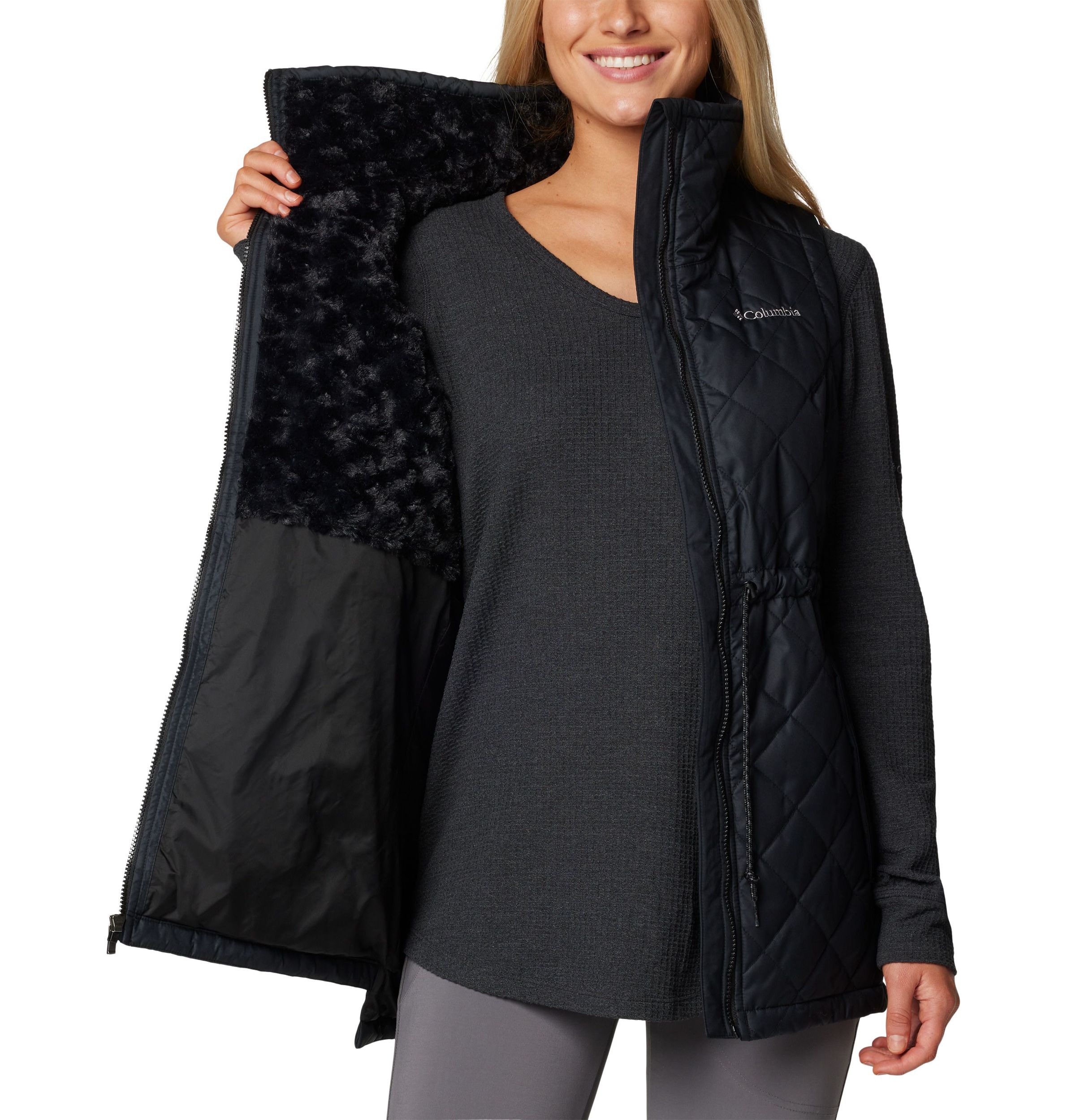 Columbia Women's Crest II Plush-Lined Medium Vest