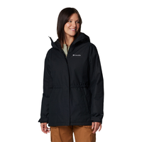 Columbia Women's Hikebound II Omni-Tech Long Insulated Jacket Front_Flat