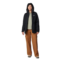Columbia Women's Hikebound II Omni-Tech Long Insulated Jacket Front_Flat