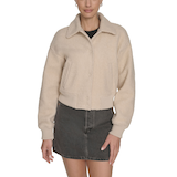 Blouson aviateur en sherpa bouclé pour femmes, Levi's Front_Flat