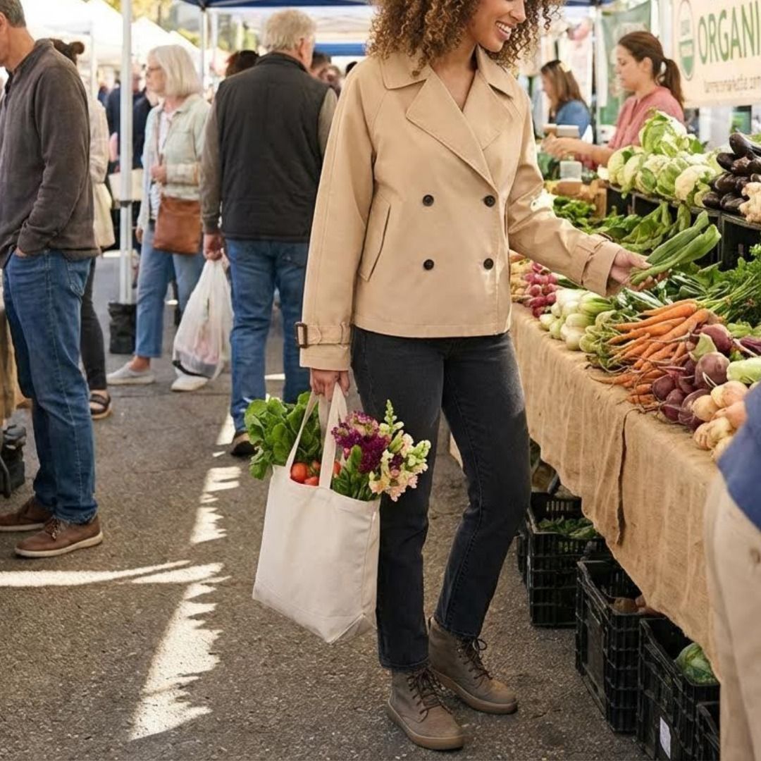 Levi's Women's Twill Trench Short Jacket