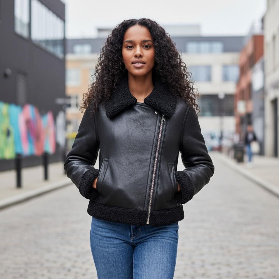 Levi's Women's Faux Shearling Moto Jacket