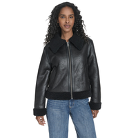 Levi's Women's Faux Shearling Moto Jacket Front_Flat