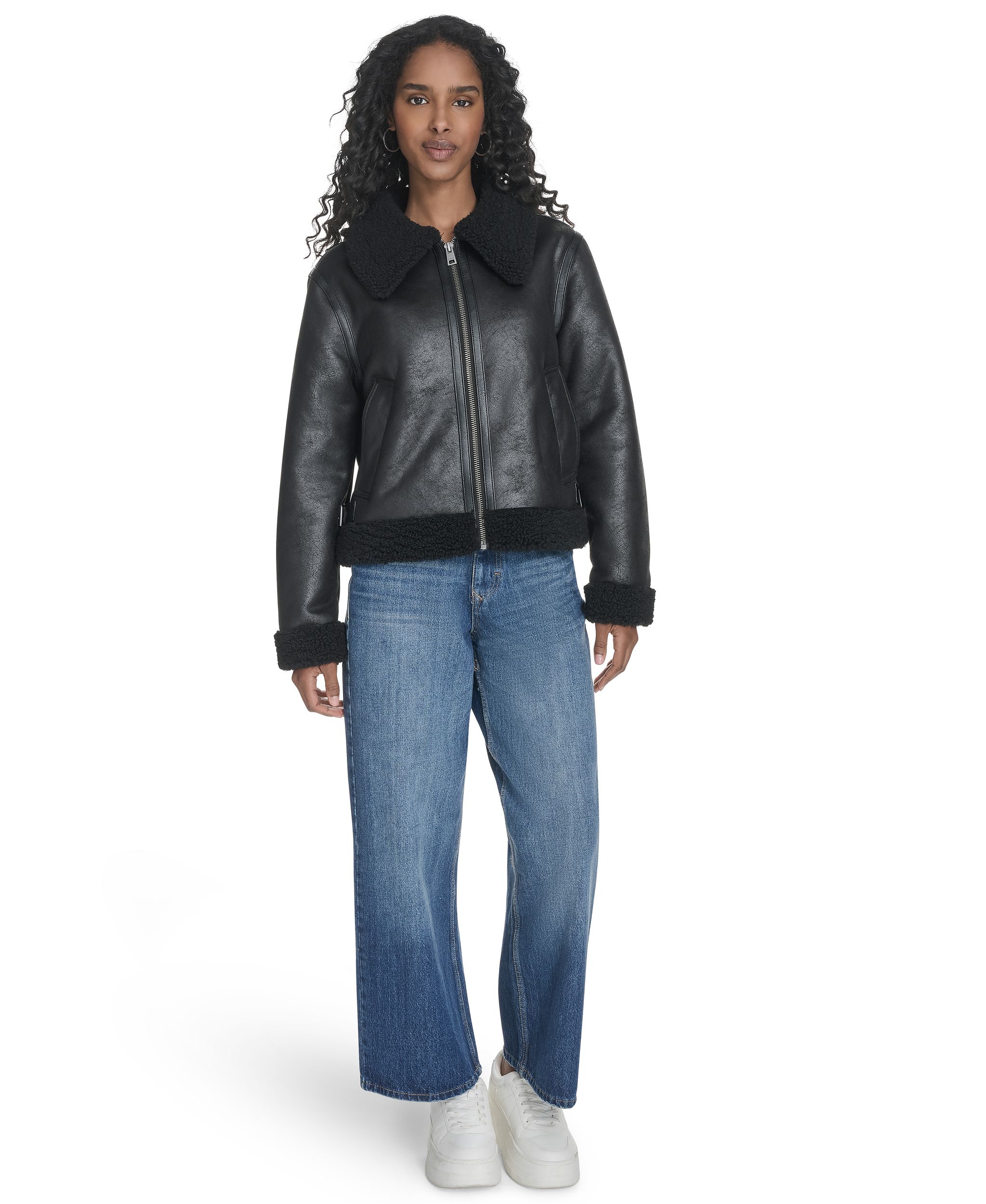 Levi's Women's Faux Shearling Moto Jacket