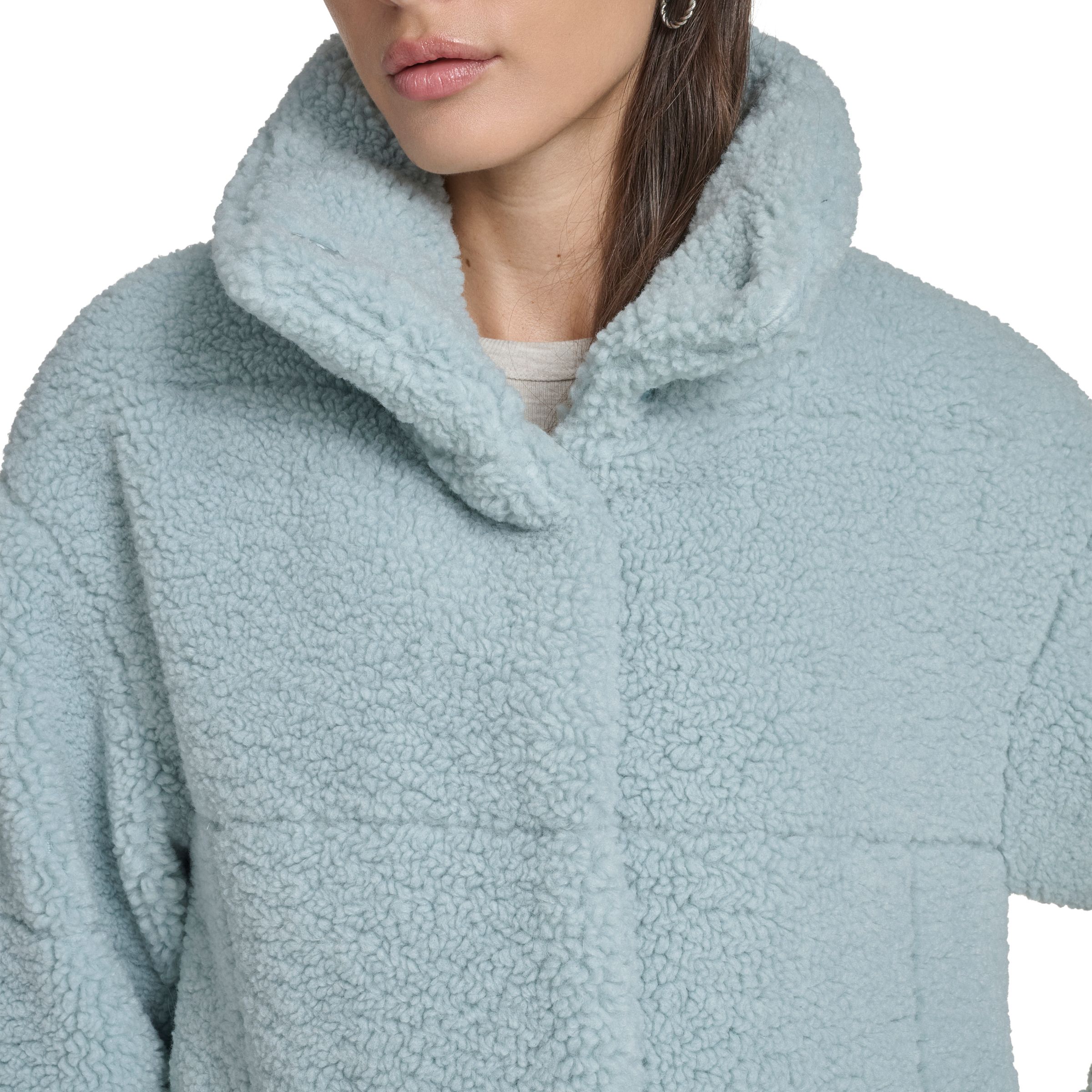 Levi's Women's Short Patchwork Sherpa Coat