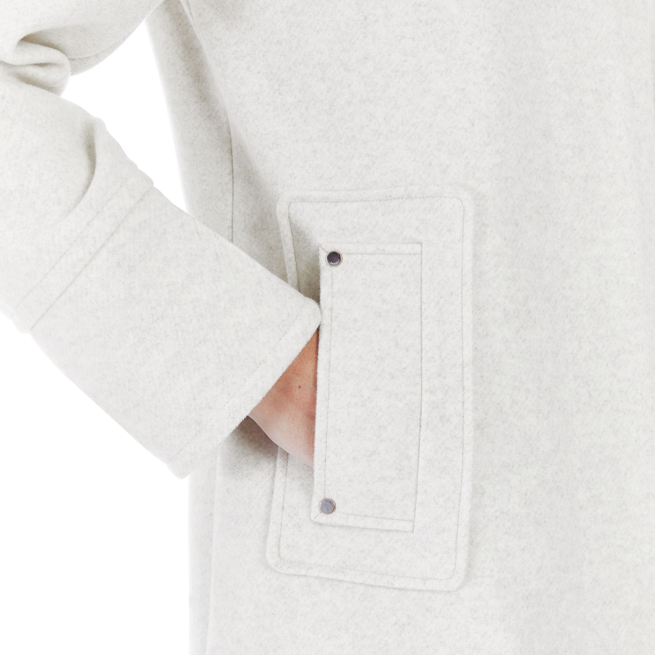 Nine West Faux Wool Hooded Winter  Jacket