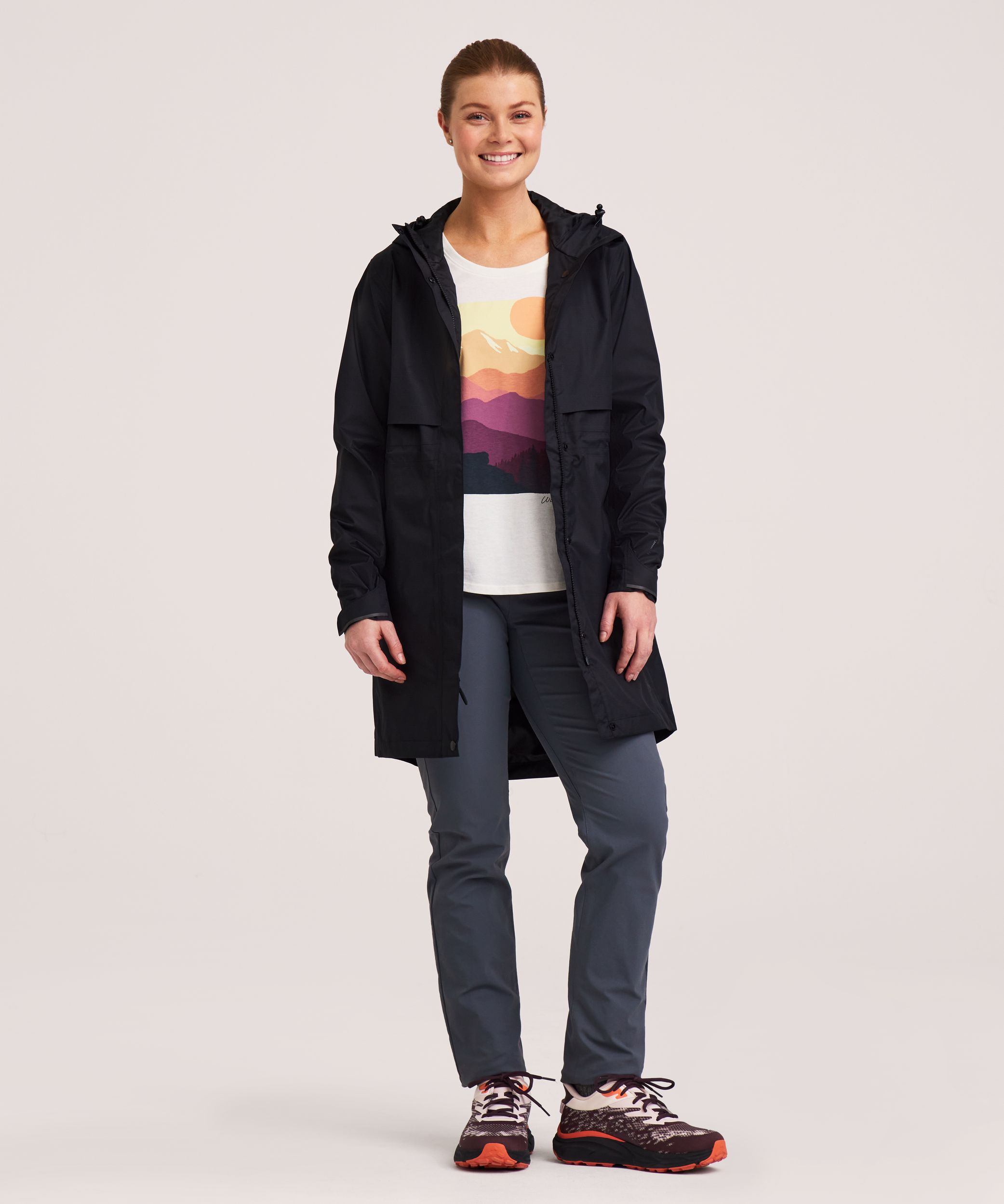 WindRiver Women's HD3 Downpour II 2L Long Rain Jacket