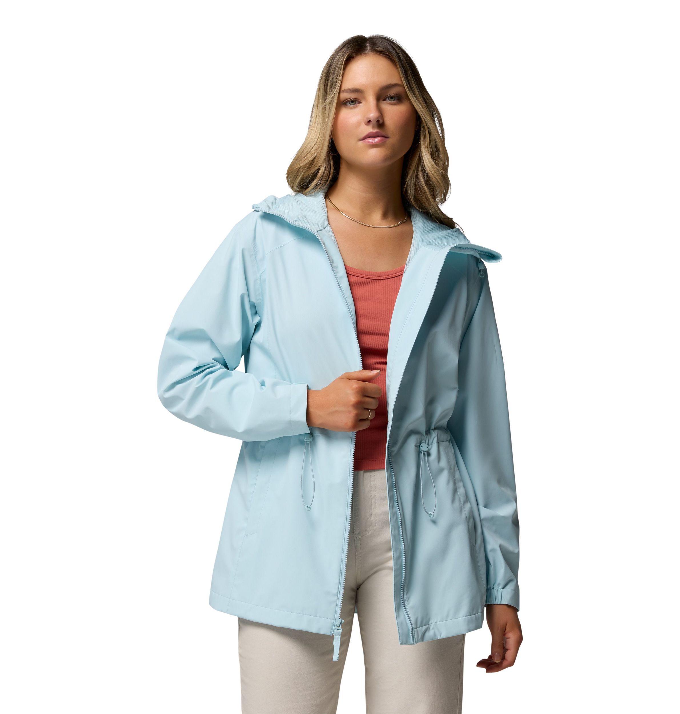 Manteau de pluie à capuchon imper-respirant avec Omni-TECH™, Blossom Park II, Columbia pour femmes