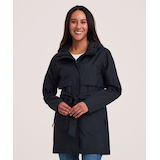 WindRiver Women's HD3 Downpour II 2L Long Rain Jacket Front_Flat