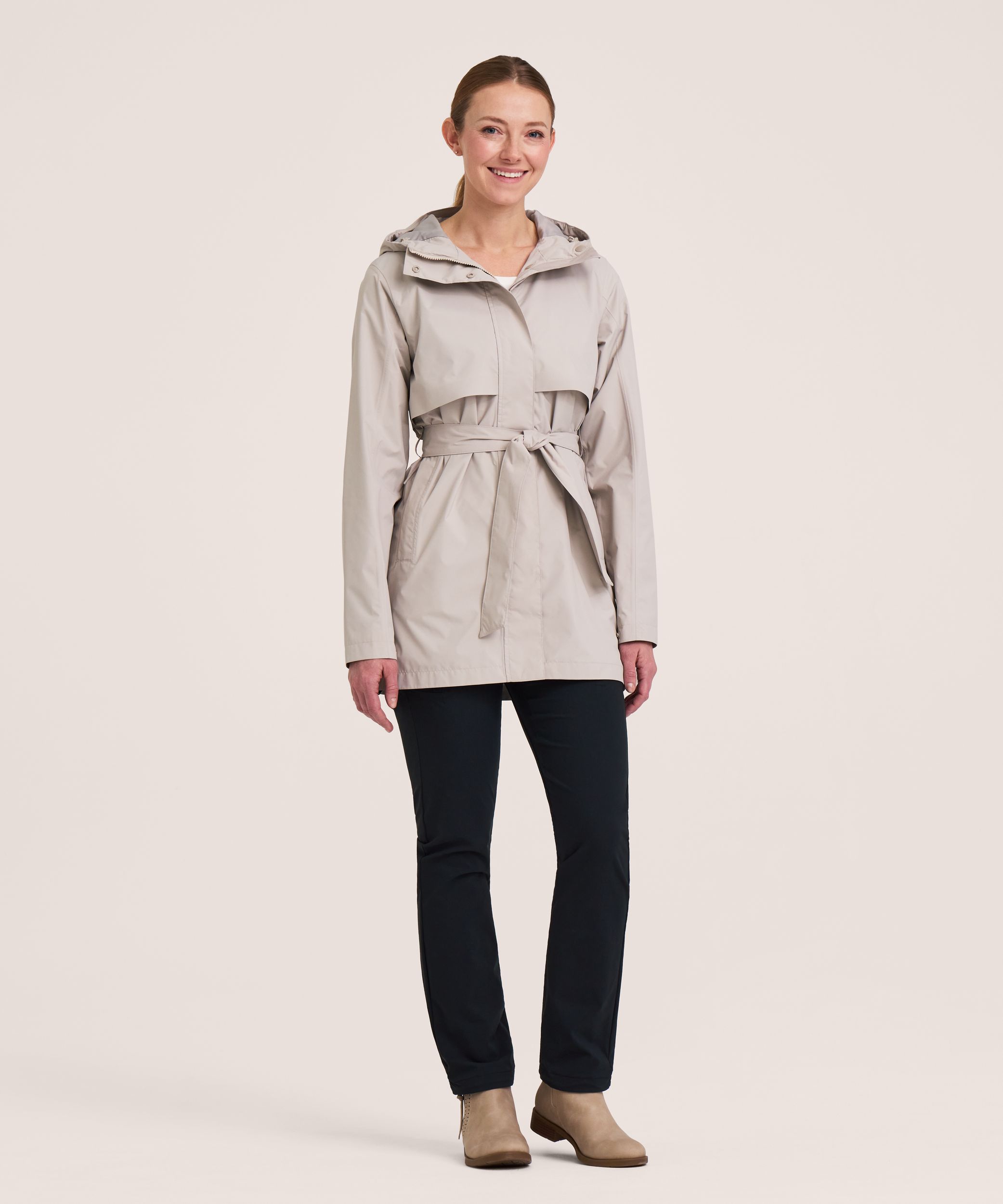 WindRiver Women's HD3 Downpour II 2L Belted Rain Jacket