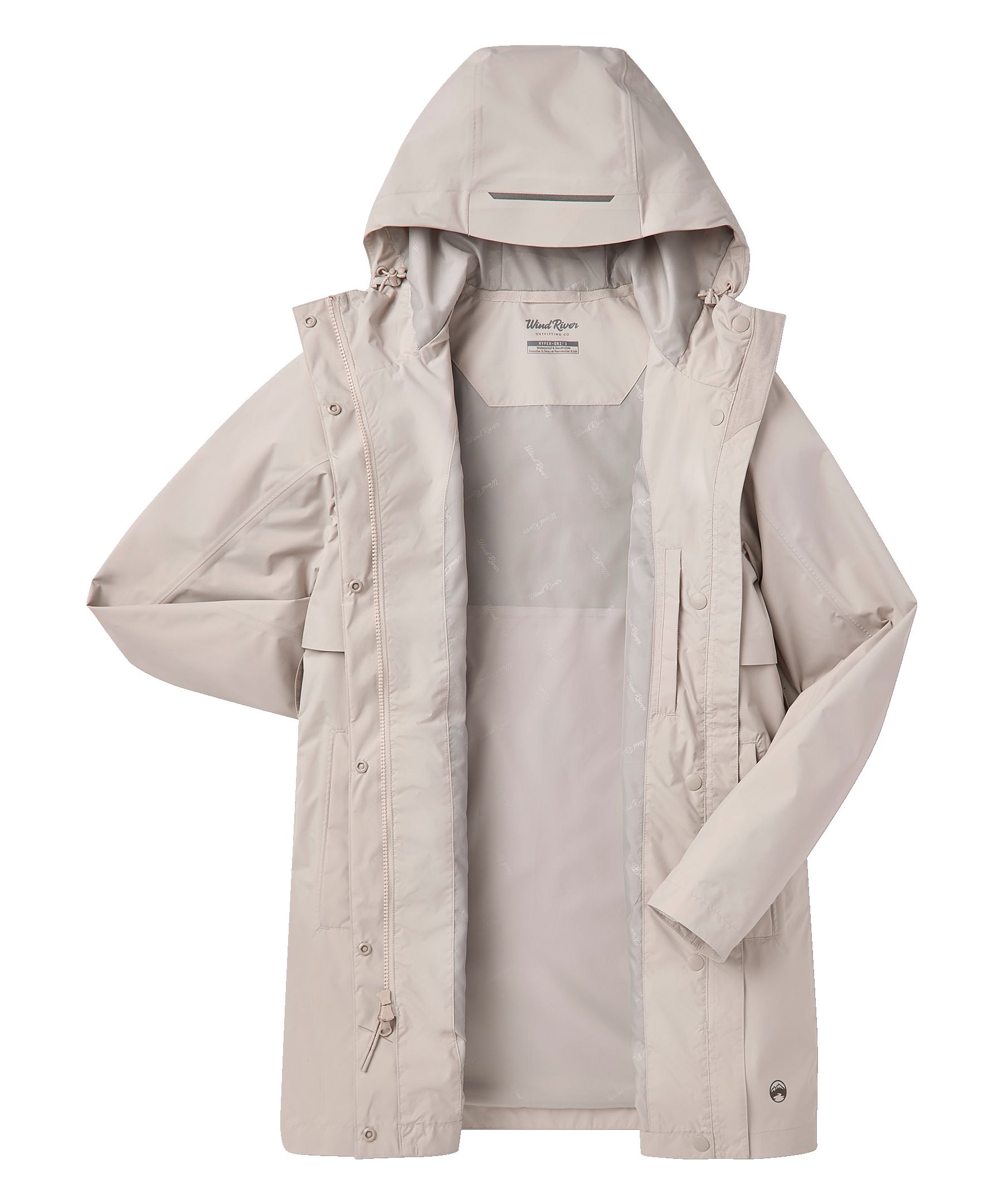 WindRiver Women's HD3 Downpour II 2L Belted Rain Jacket